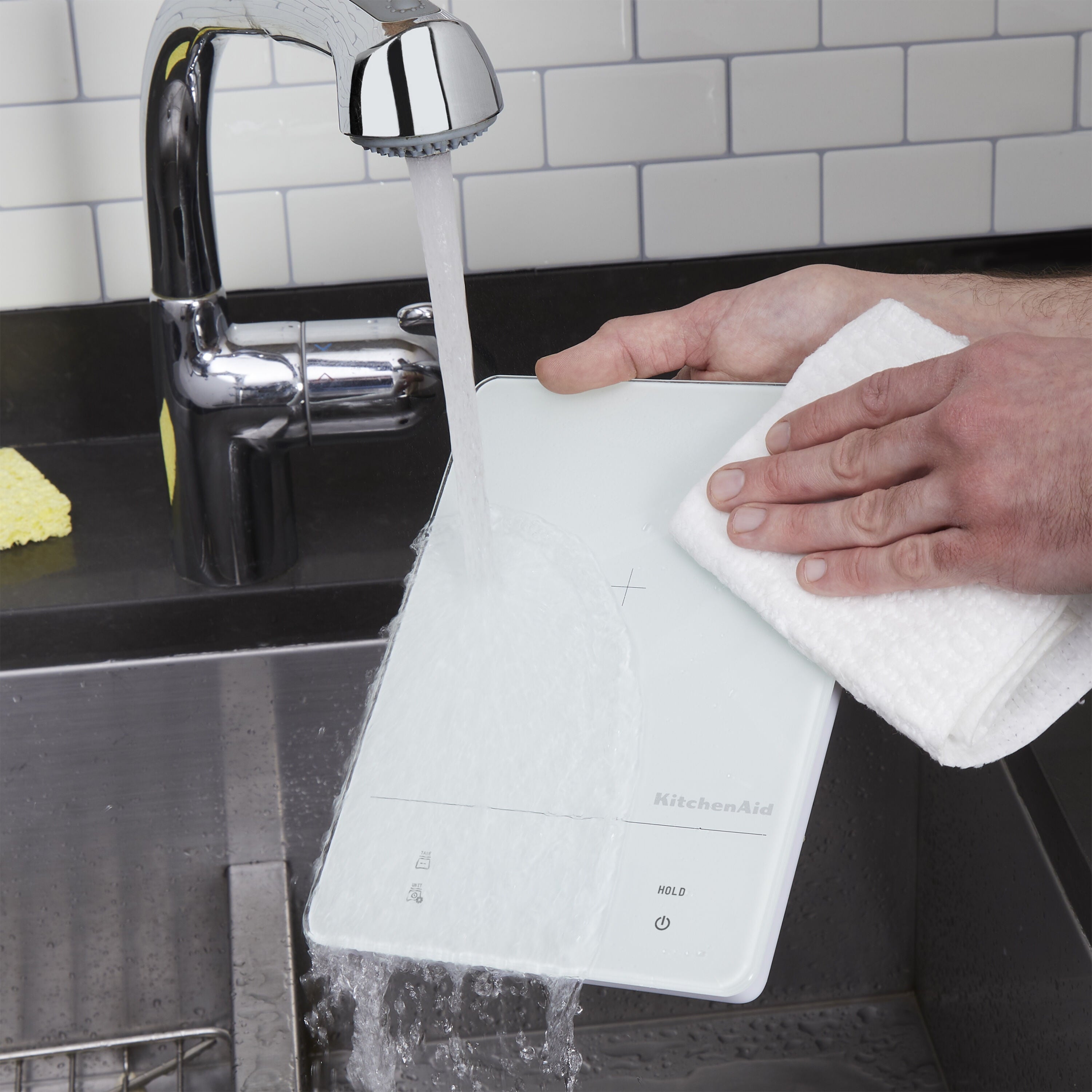 11LB Waterproof Kitchen Scale White - Image 5