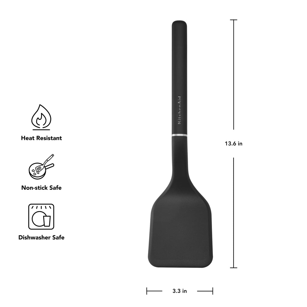 3-Piece Cooking Utensils Set with Ergonomic Handles, Black - Image 6