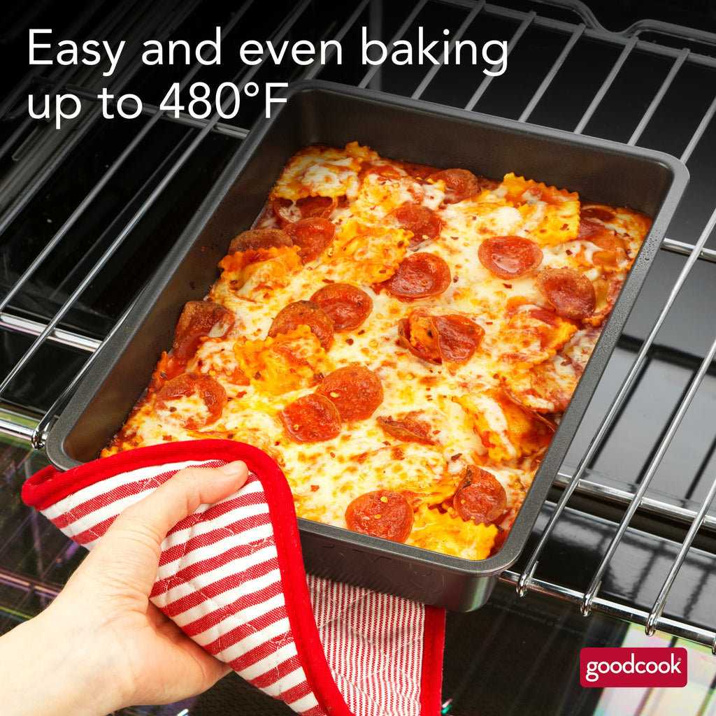 PRO Nonstick Steel Baking Pan, 9" x 13", Gray - Image 3
