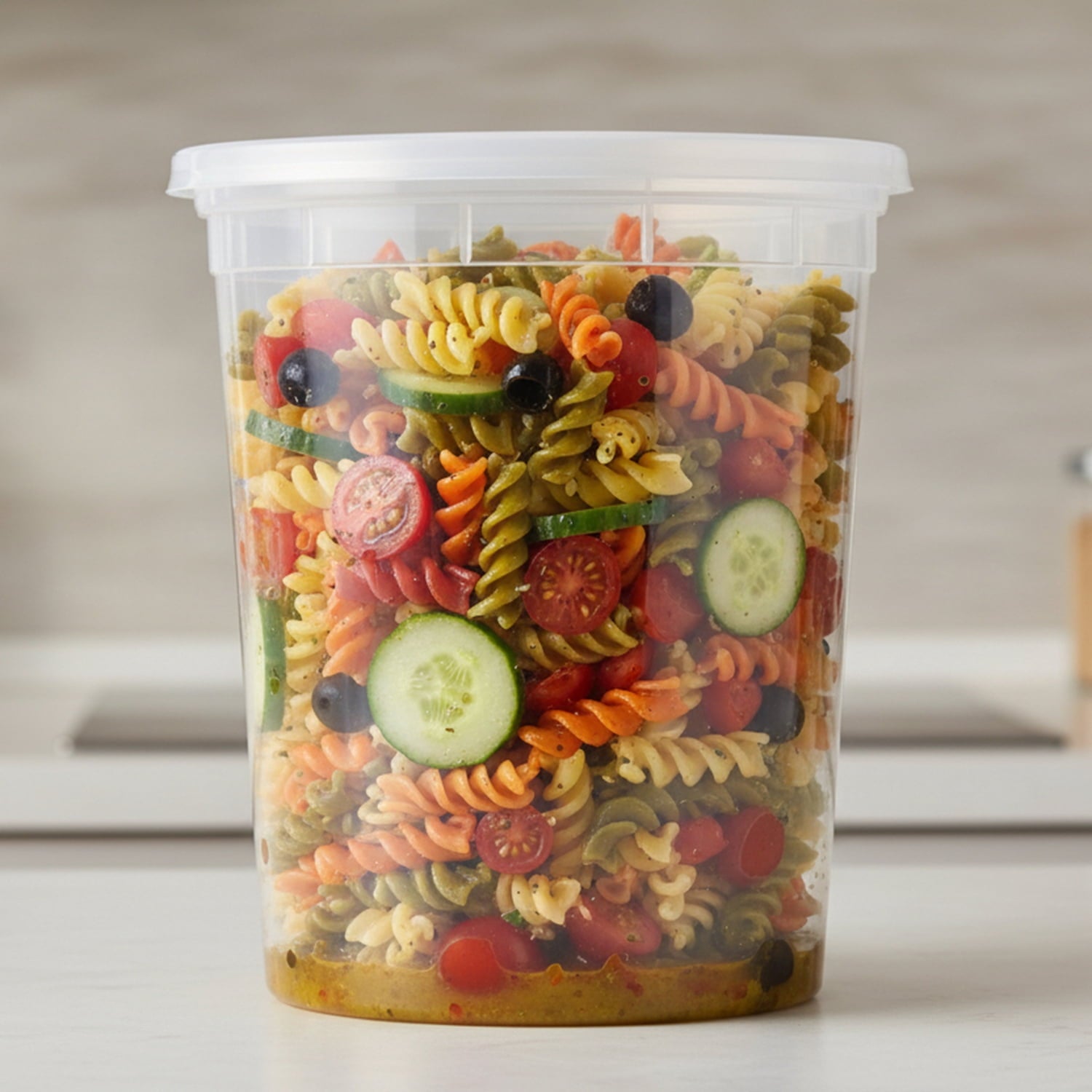 Mainstays 40 Piece 32oz Plastic Deli Container, Ideal Use for Meal Prep and Batch Cooking - Image 5