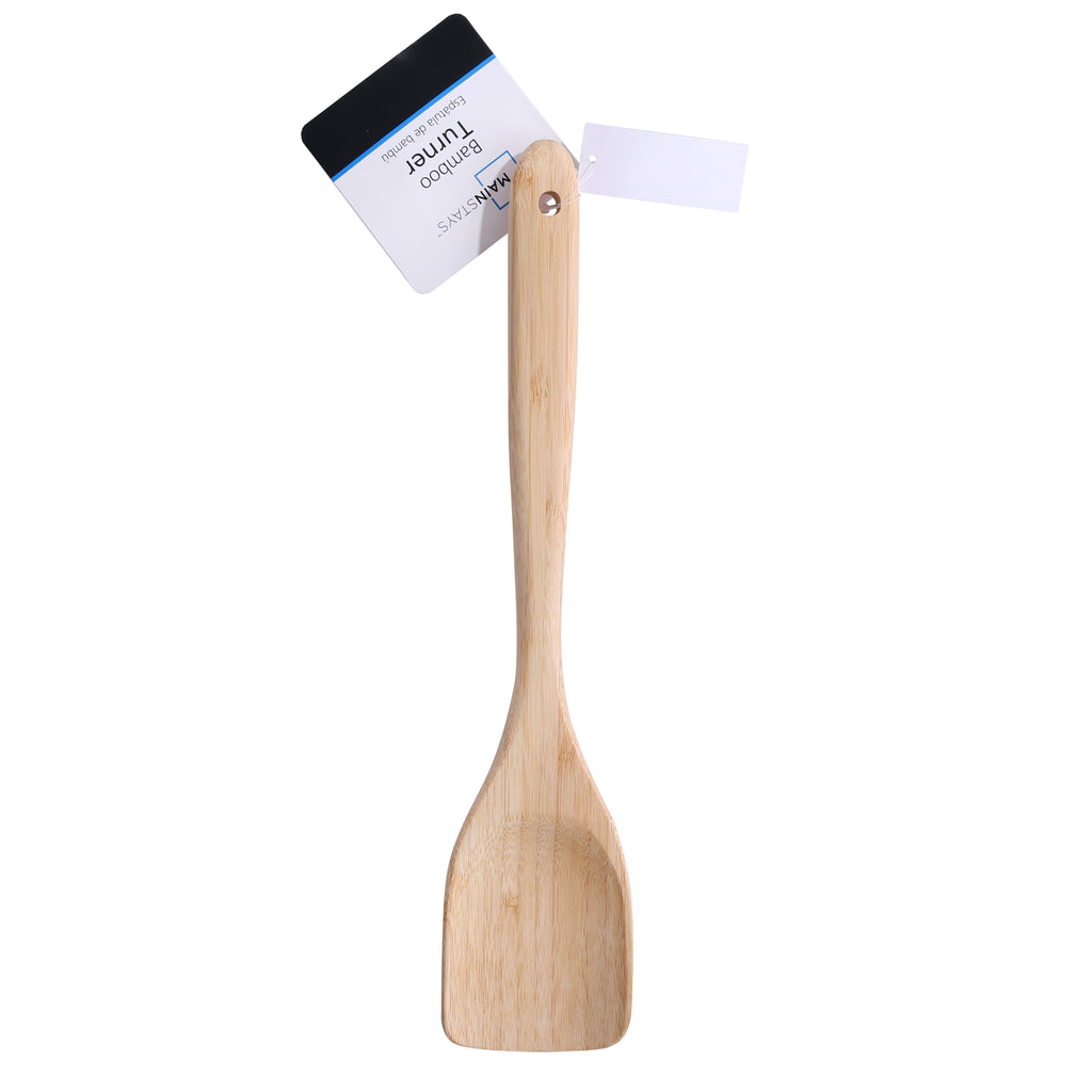 Mainstays Bamboo Turner, Crafted from Bamboo, Cooking and Kitchen, 12.99 x 2.67 x 0.59 inch. - Image 5