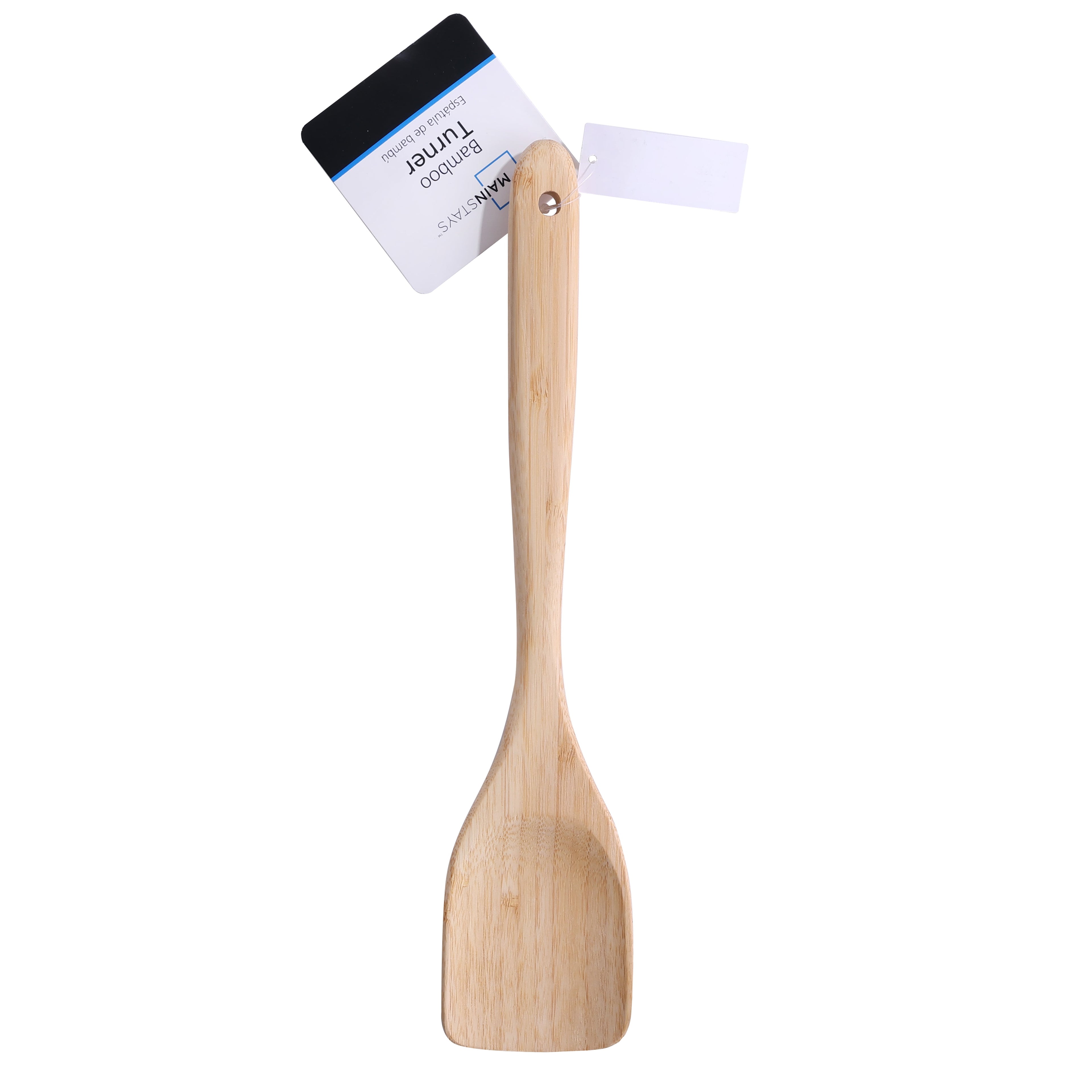 Mainstays Bamboo Turner, Crafted from Bamboo, Cooking and Kitchen, 12.99 x 2.67 x 0.59 inch. - Image 5