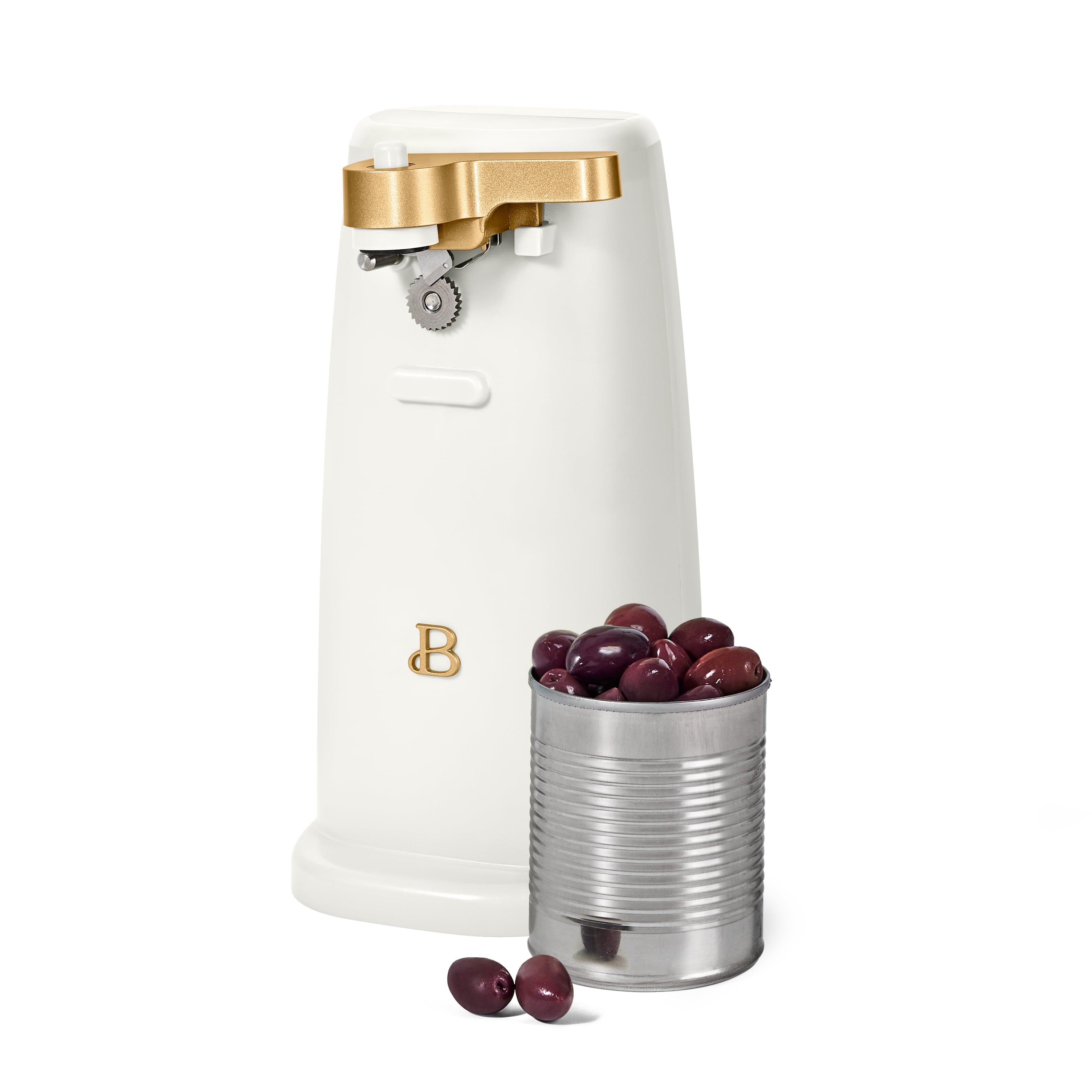 Beautiful Easy-Prep Electric Can Opener, White Icing by Drew Barrymore - Image 2