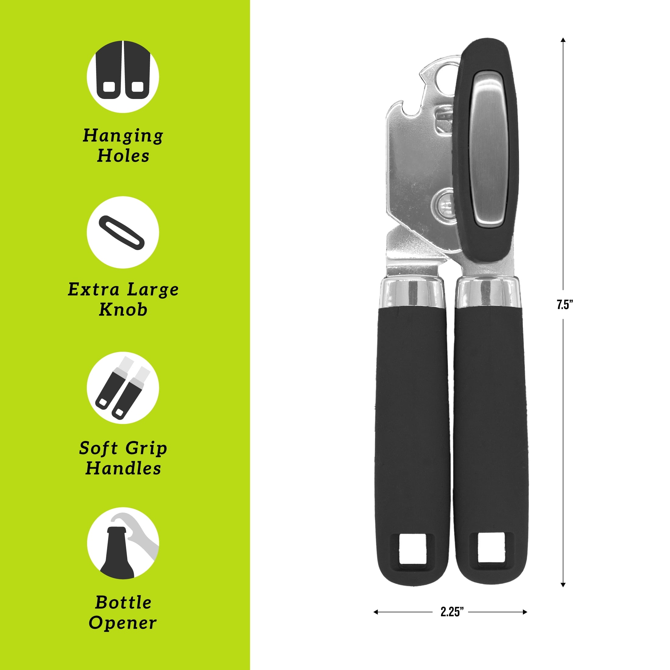 Best Brands Gourmet Club Manual Stainless Steel Can Opener - Image 2