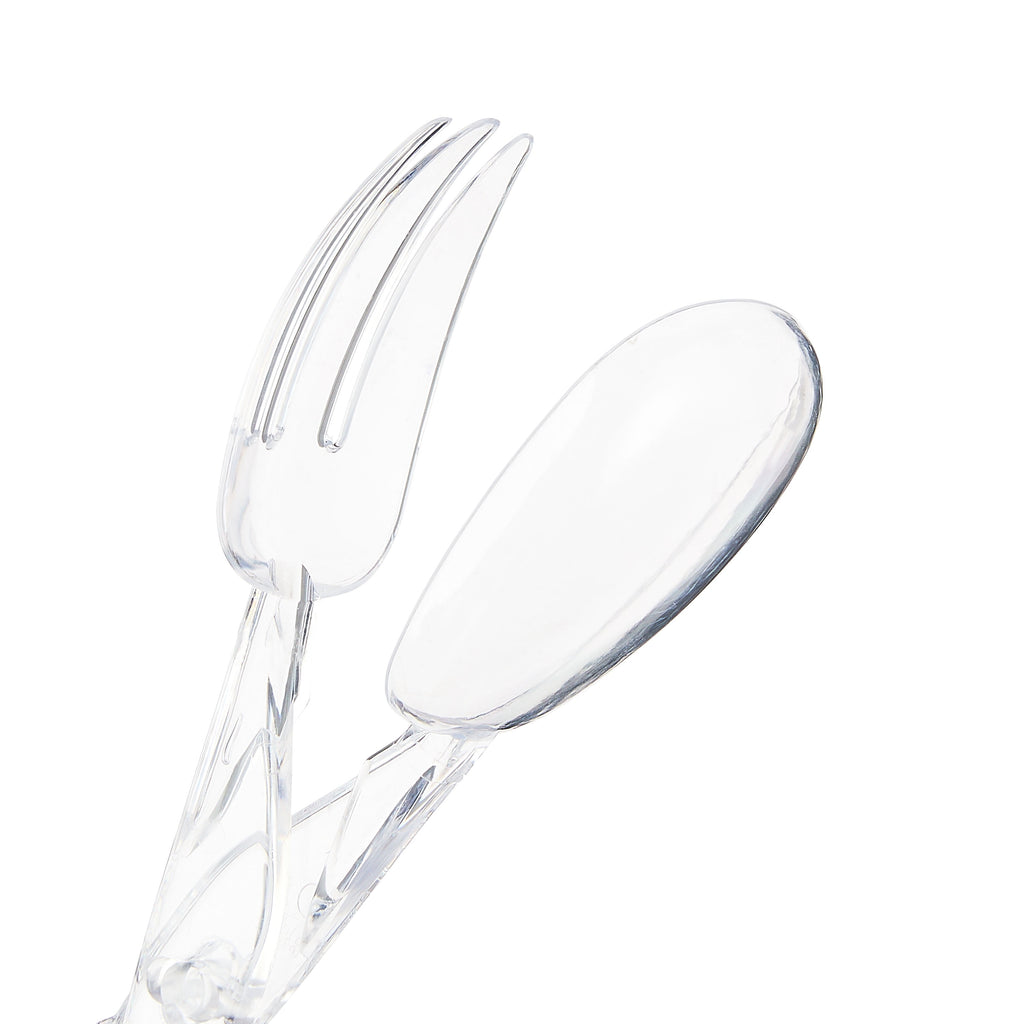 Clear Plastic Salad Tongs, 11", by Way To Celebrate - Image 4