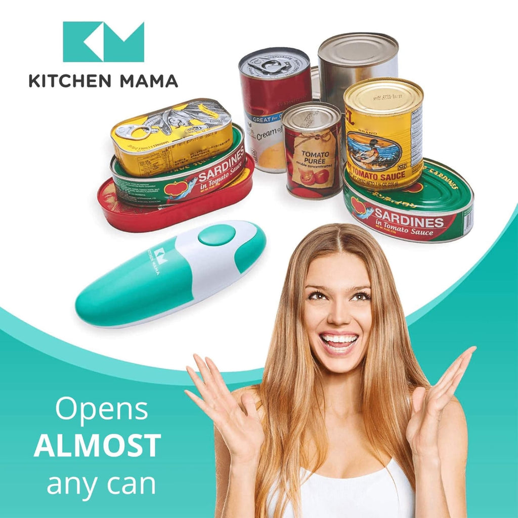 Kitchen Mama Auto Electric Can Opener: Open Your Cans with A Simple Press of Button - Automatic, Hands Free, Smooth E... - Image 4