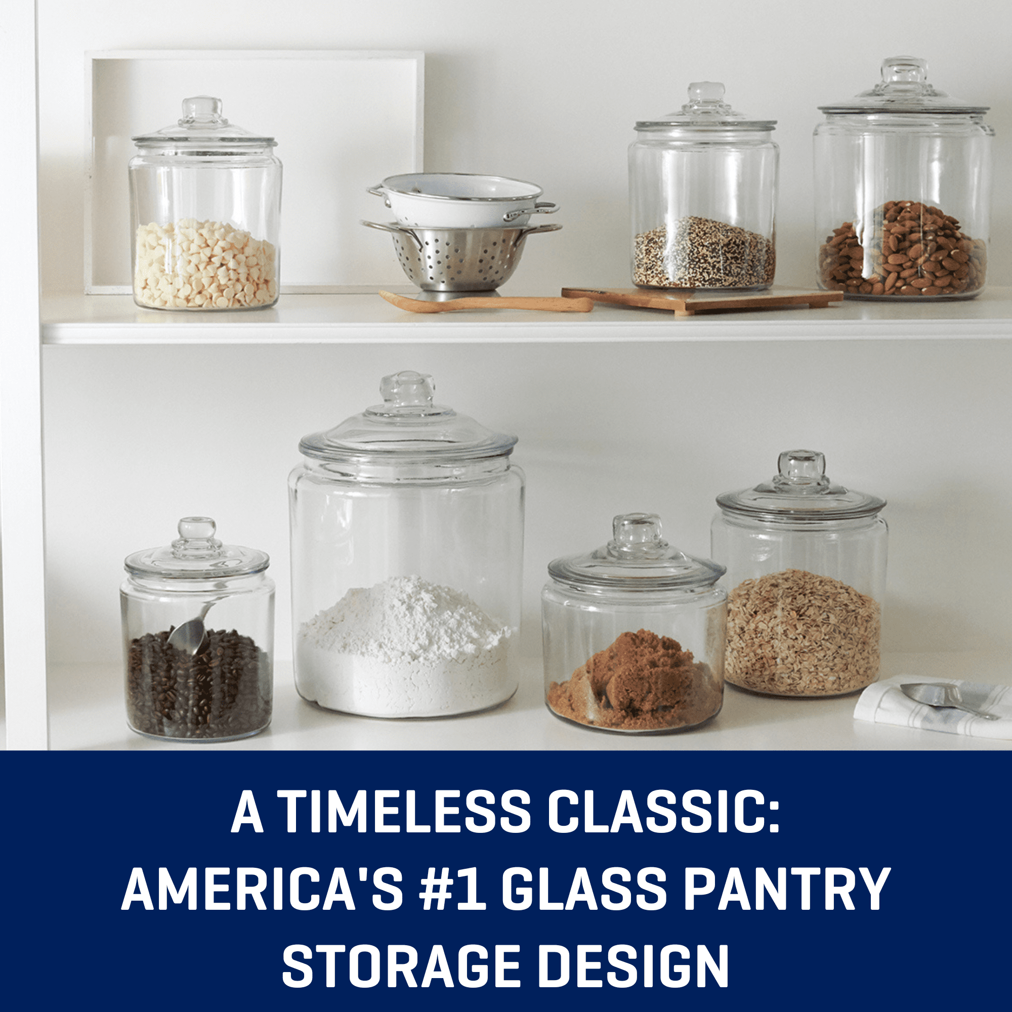 Anchor Hocking Heritage Hill Glass Jar with Lid, 2 Gallon, Made for Pantry Jar Storage and Display - Image 5