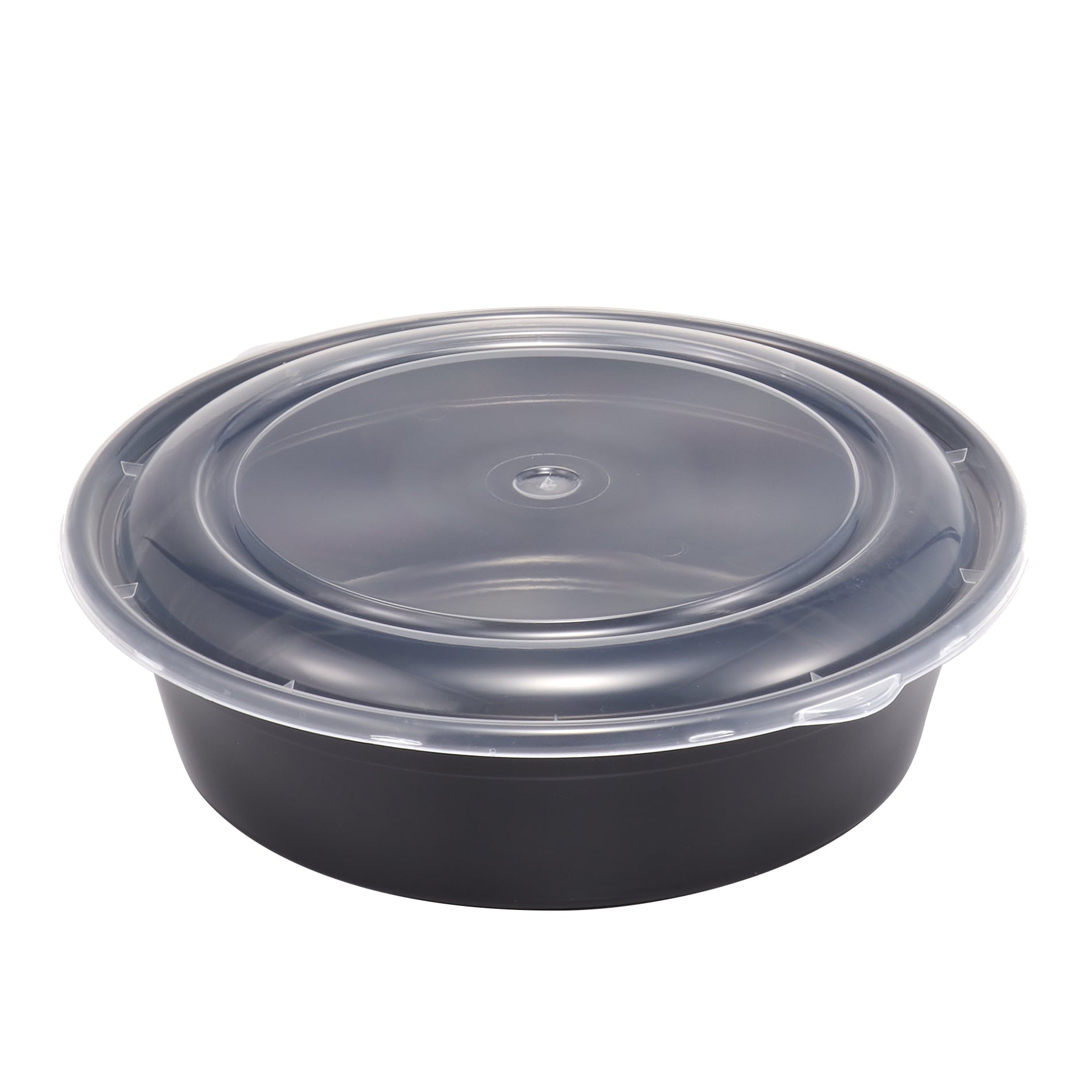 Mainstays 5-Pack Round Meal Prep Containers with Lids, 1L, BPA-Free, Microwave & Dishwasher Safe, Ideal Use for Meal ... - Image 2