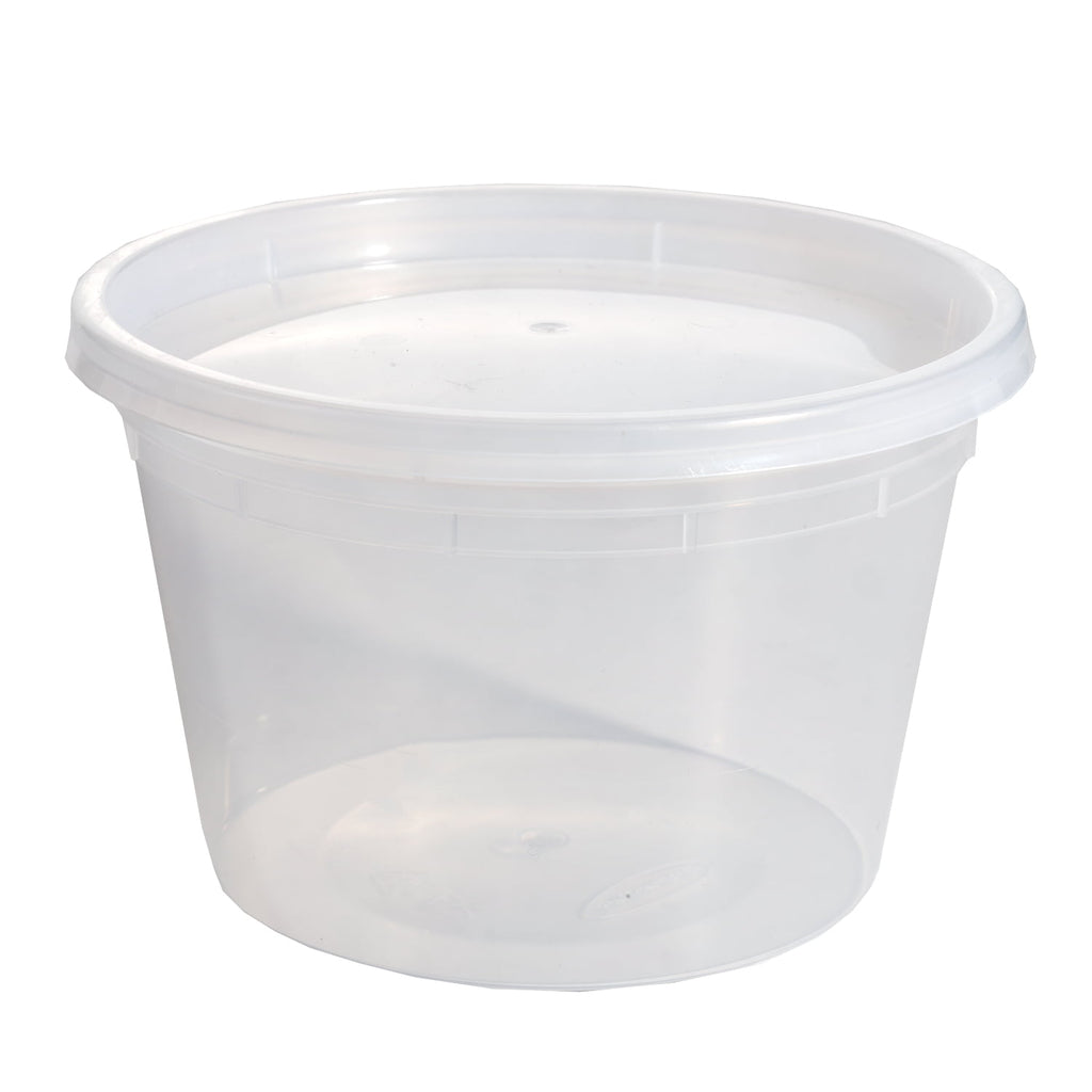 Mainstays 40 Piece 16oz Plastic Deli Container, Ideal Use for Meal Prep and Batch Cooking - Image 2