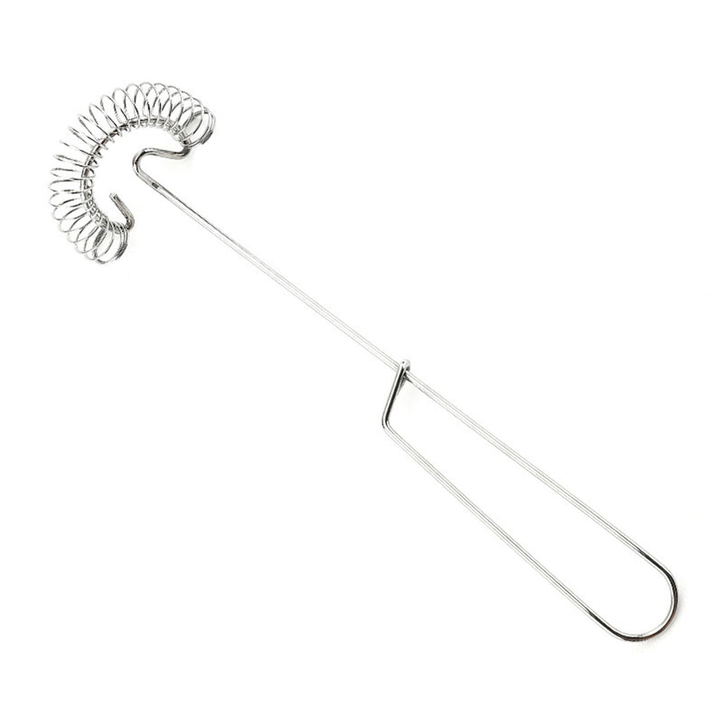 Small Whisk Mixer, Flat Whisk Handheld, 10 Inch Stainless Steel Wire Egg Whisk, Spring Coil Whisk, Stainless Steel Eg... - Image 3