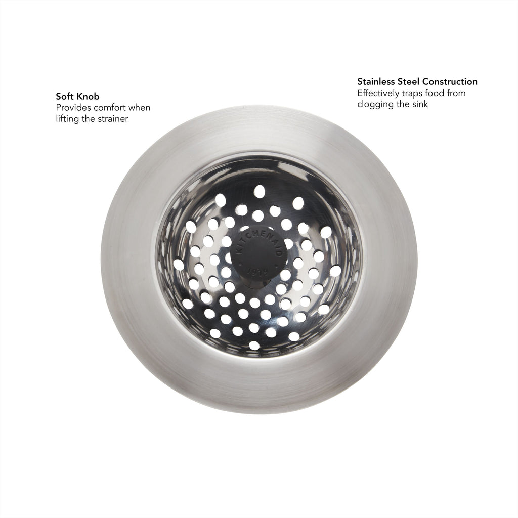 Stainless Steel Sink Strainer with Black Knob Drain Catchers - Image 4