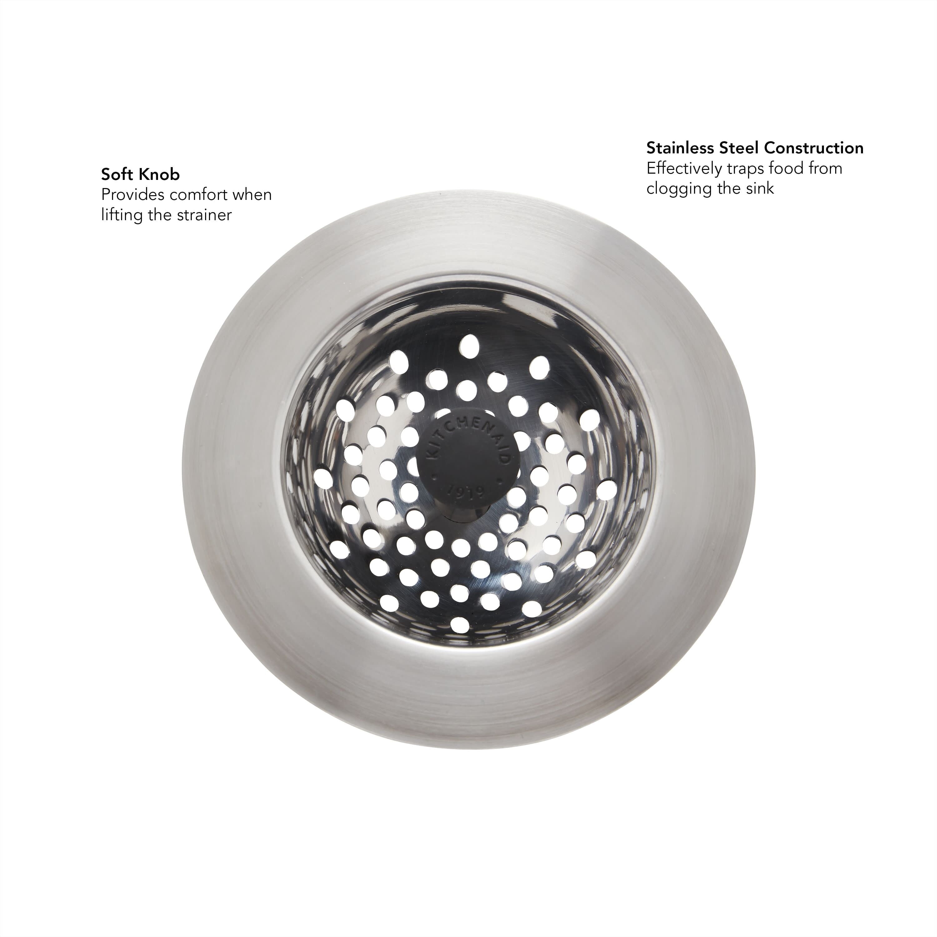 Stainless Steel Sink Strainer with Black Knob Drain Catchers - Image 4