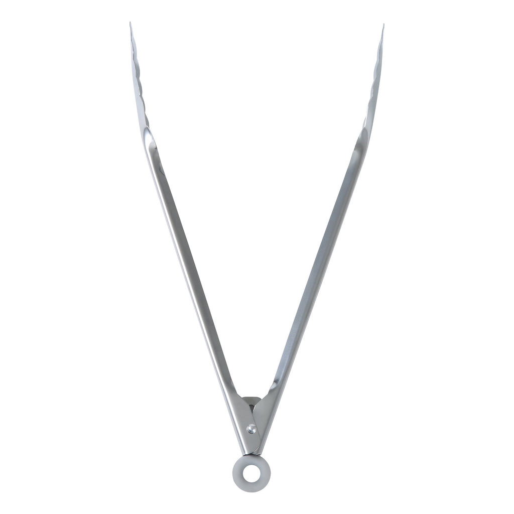 Mainstays 12 Inch Stainless Steel Locking Cooking Tongs with Lock Function - Silver - Image 6