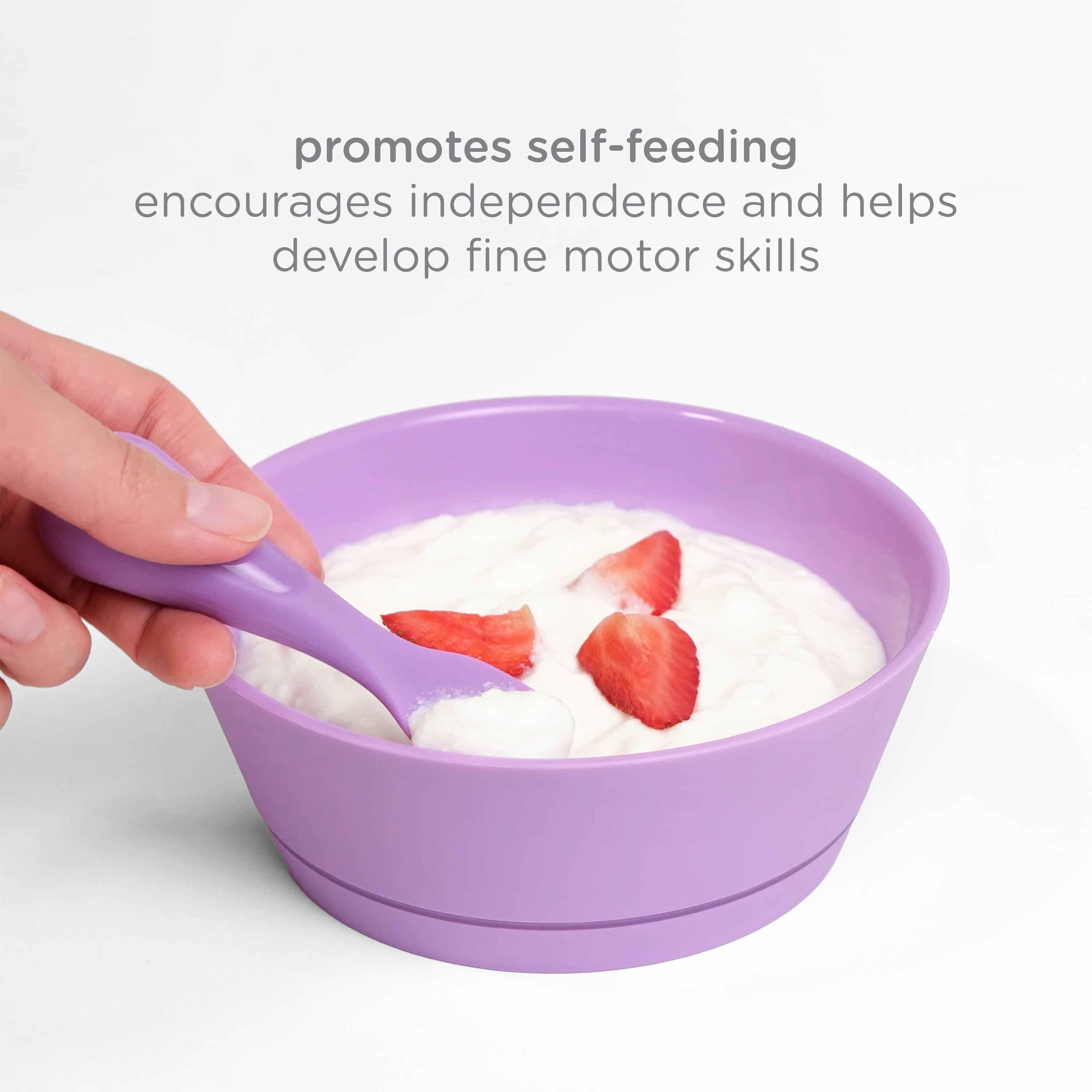 Ubbi Silicone Toddler Training Spoons, Baby, Silicone Flatware Sets, 3 Pack - Image 5