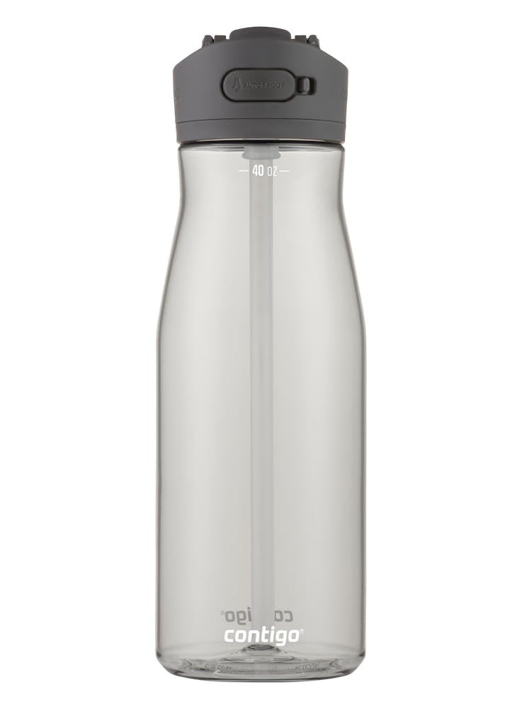 auto spout reusable water bottle