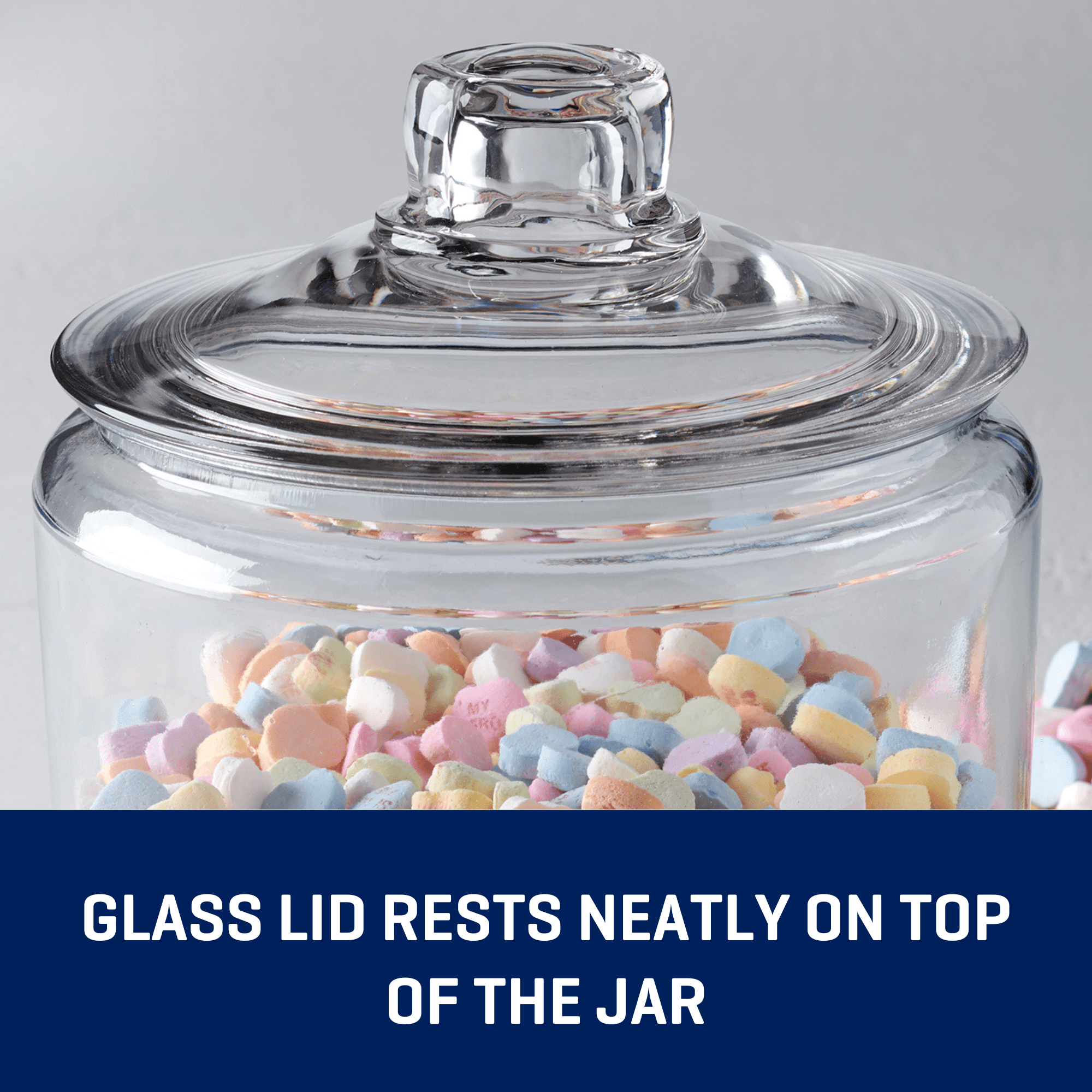 Anchor Hocking Heritage Hill Glass Jar with Lid, 2 Gallon, Made for Pantry Jar Storage and Display - Image 4