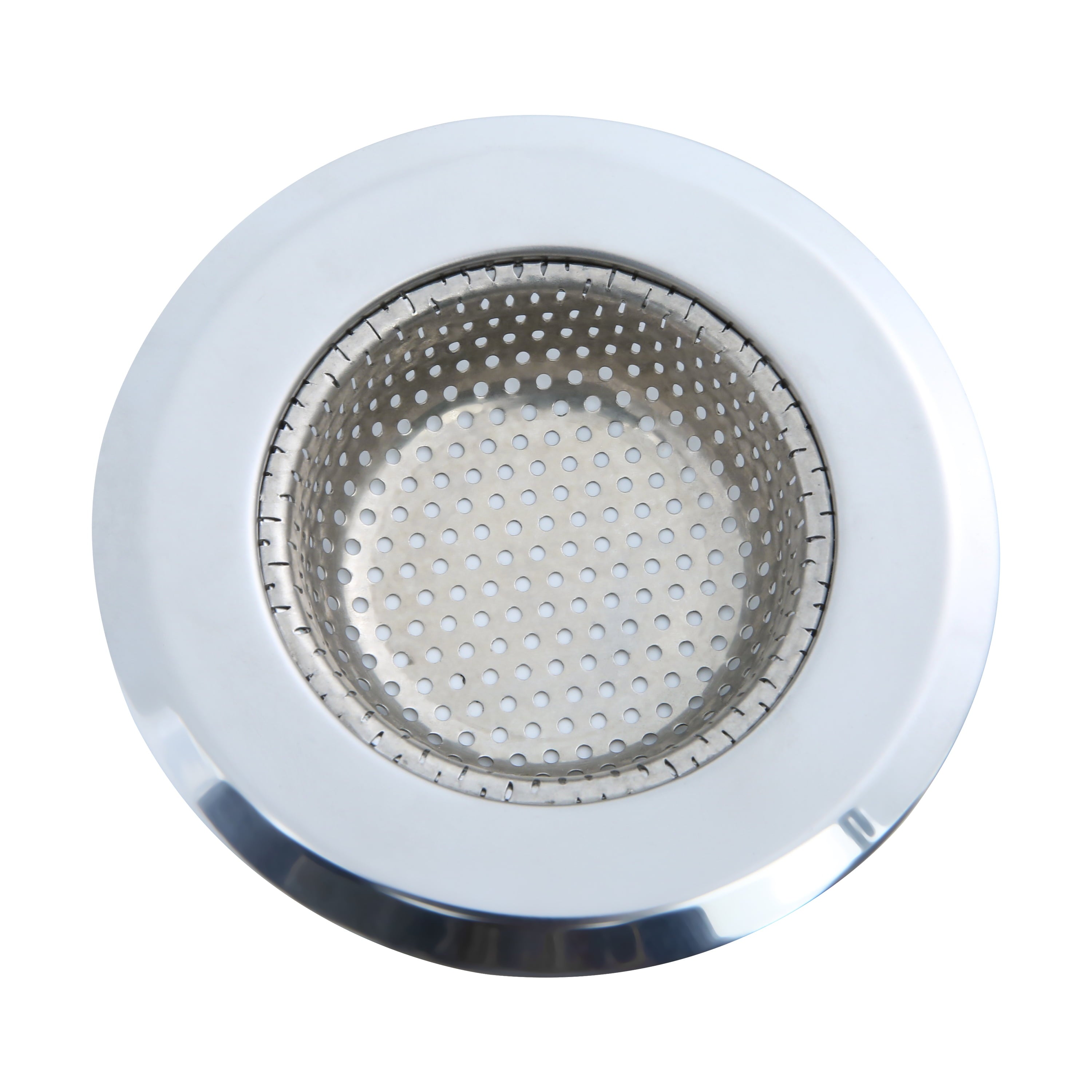 Mainstays Stainless Steel Kitchen Sink Drain Strainer 4.45" - Durable Food Catcher Chrome - Image 6