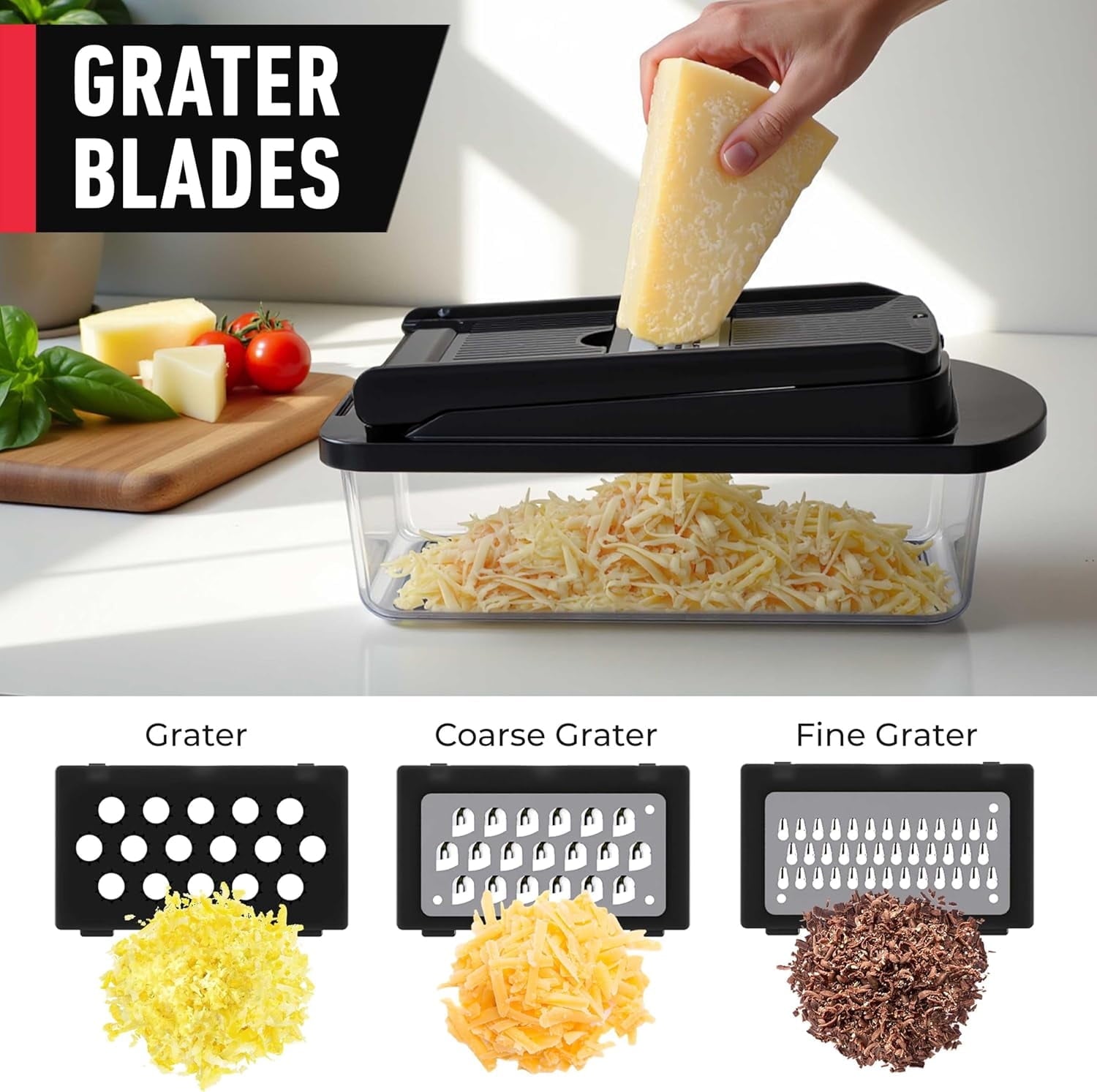 Vegetable Chopper, 10-in-1 Chopper Vegetable Cutter, Food Chopper with Container, Multifunctional Vegetable Cutter wi... - Image 5