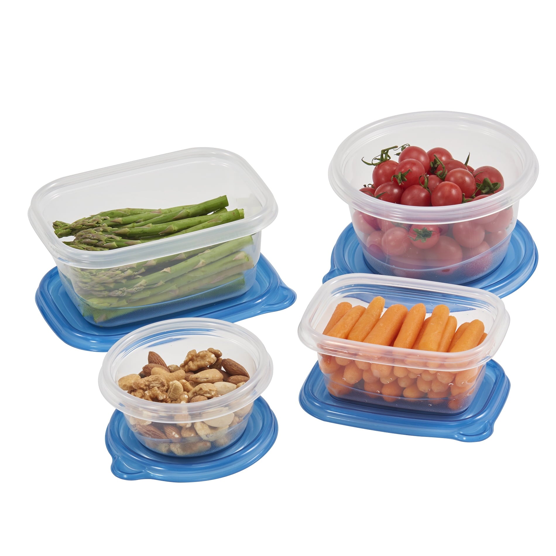 Mainstays Semi Durable 92pc Plastic Food Storage Container set, Ideal Use for Refrigeration Storage and Organization,... - Image 5