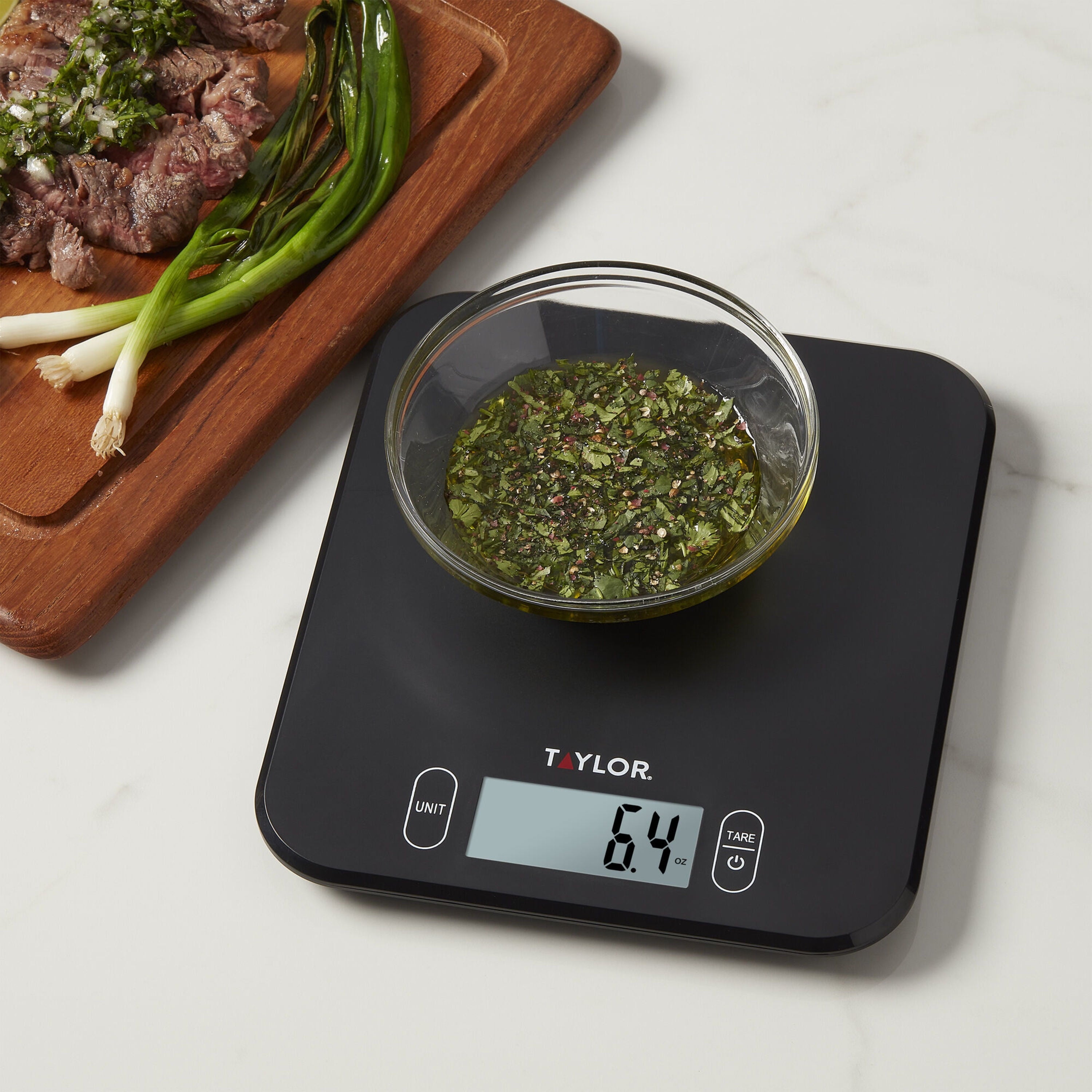 Taylor Antimicrobial 11LB Kitchen Scale Black - Image 6