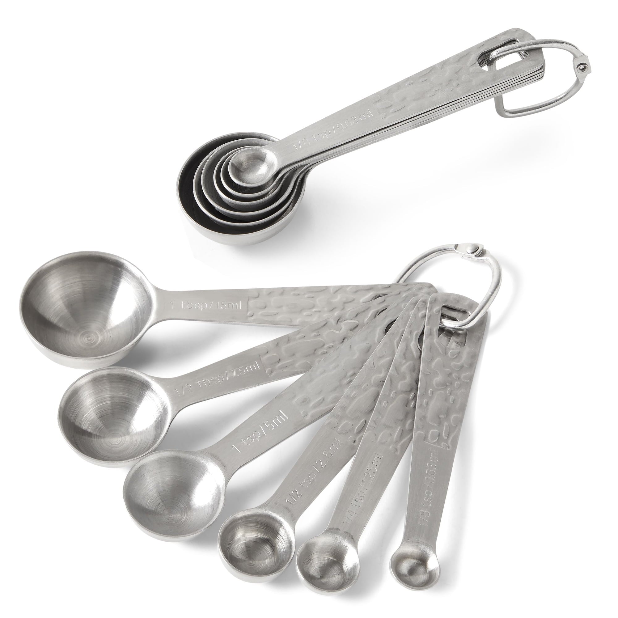 Stainless Steel Measuring Cup and Spoon Set, US and Metric Measurements (11 Sizes) - Image 5