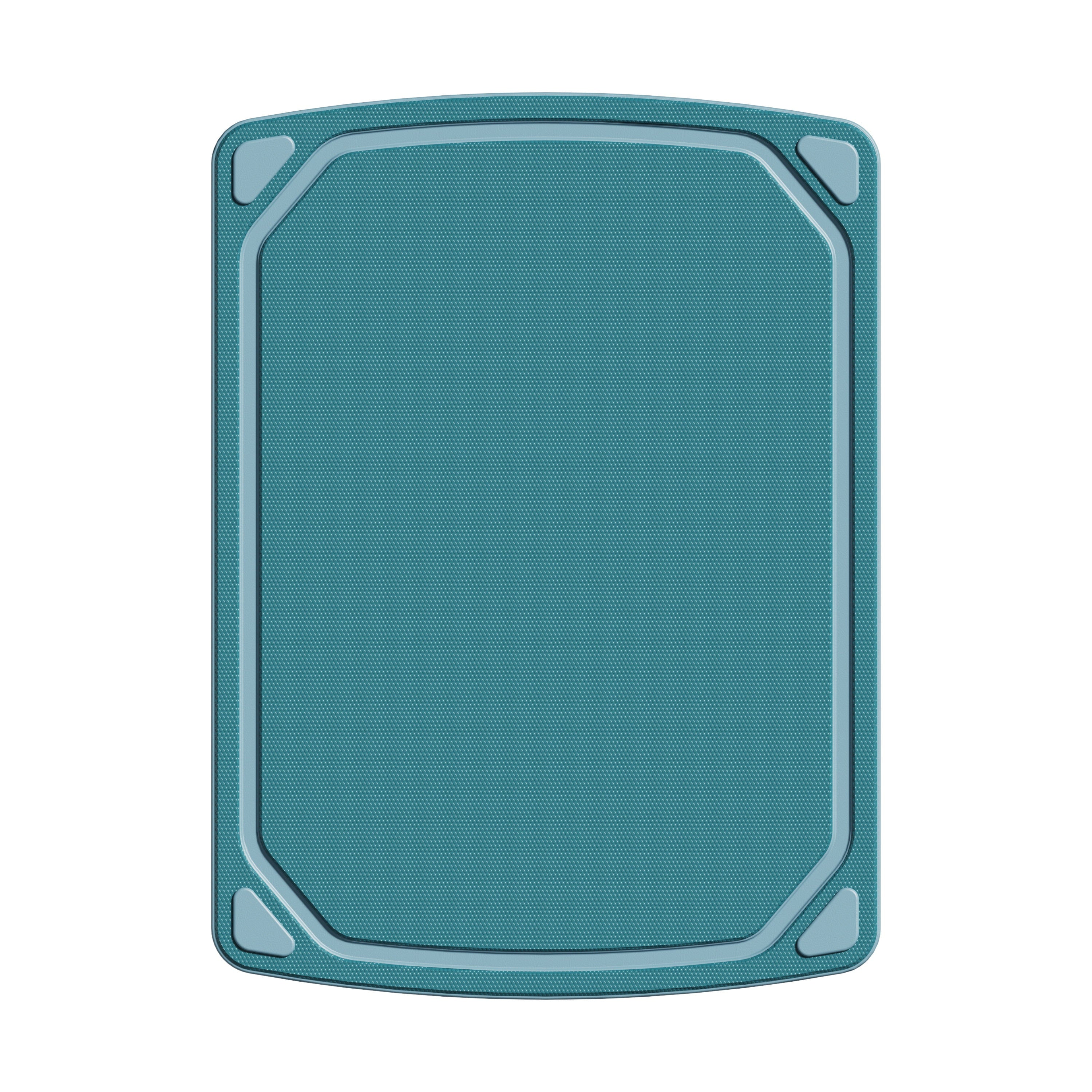 Mainstays 2 Pieces 8.5 x 11 and 10 x 14 Non-Slip Recycled Poly Cutting Board, Blue Color - Image 2