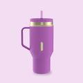 30 oz SnapSeal™ Tumbler (w/ Straw & Handle)
