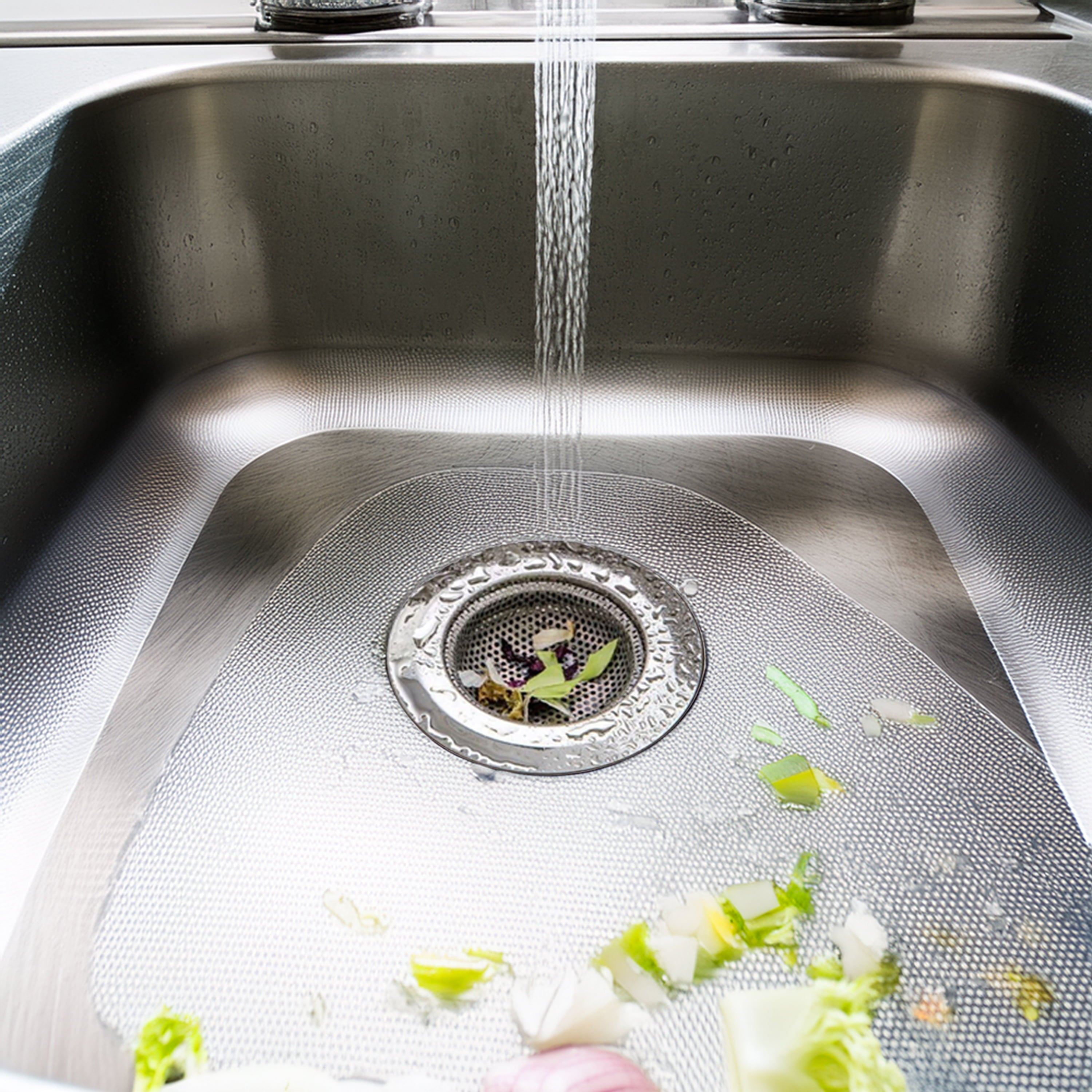 Mainstays Stainless Steel Kitchen Sink Drain Strainer 4.45" - Durable Food Catcher Chrome - Image 2