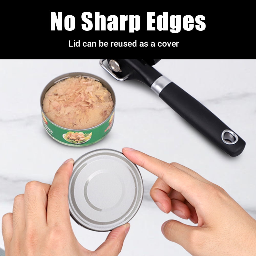 Cowin Can Opener Manual Cutting Can Opener Safe Smooth Edge Stainless Steel Ergonomic Can Opener Kitchen Restaurant - Image 6
