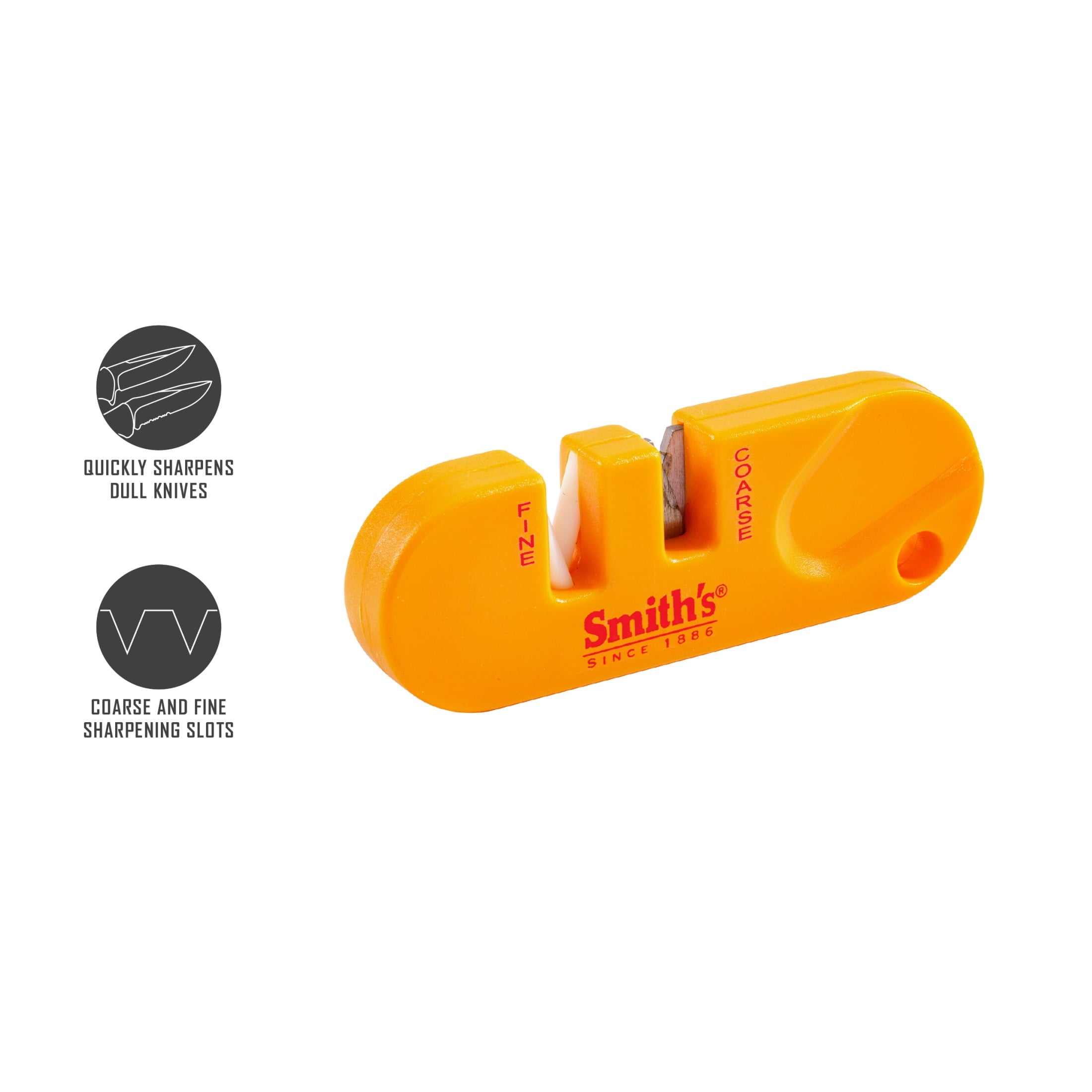 Smith’s 51459 Pocket Pal Knife Sharpener - 2-Pack - Orange - Image 3