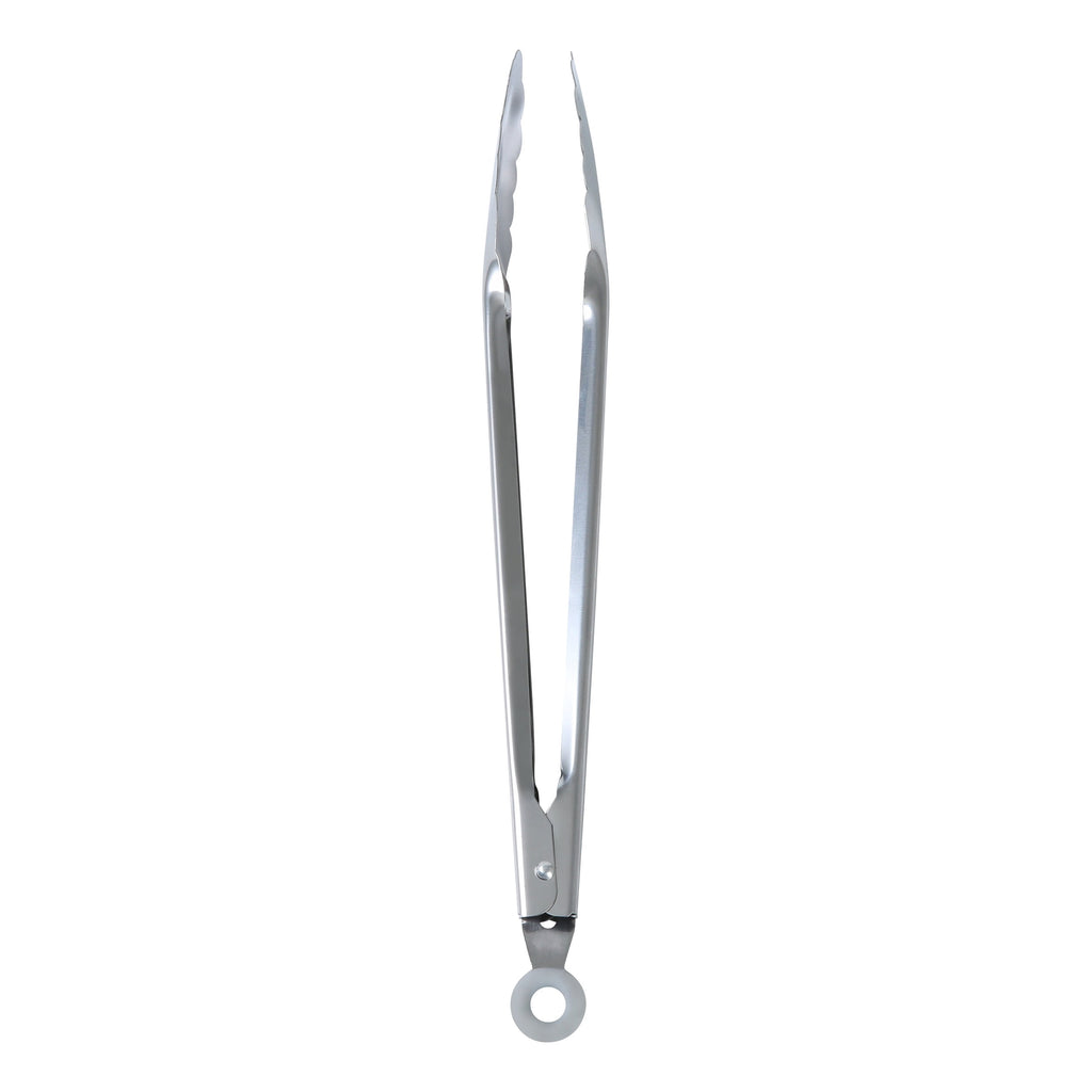 Mainstays 12 Inch Stainless Steel Locking Cooking Tongs with Lock Function - Silver - Image 5