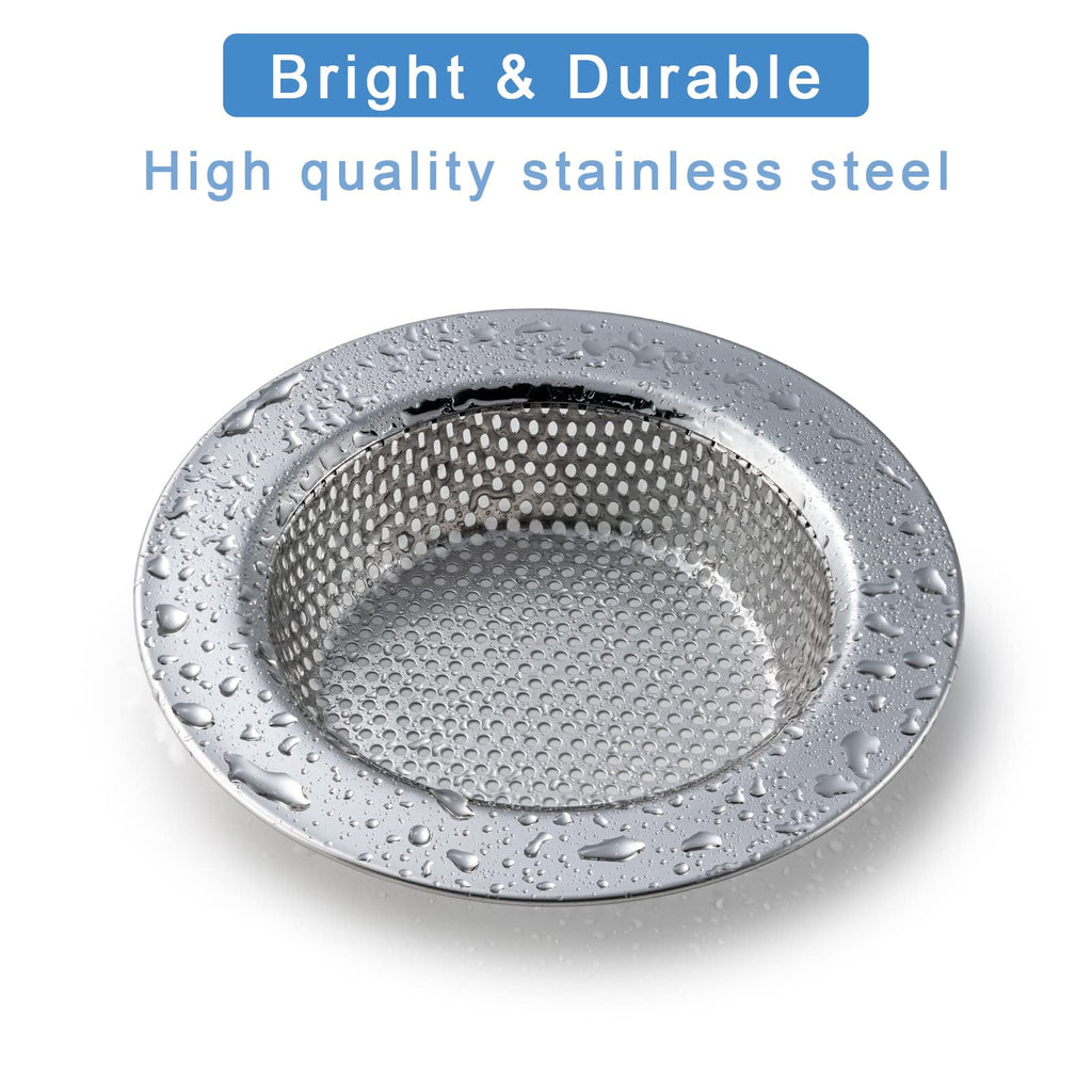Dihmpor 2 Pcs Sink Strainer for Most Kitchen Sink Drain Basket, Upgraded Double-Layer Safe Design Kitchen Sink Strain... - Image 4