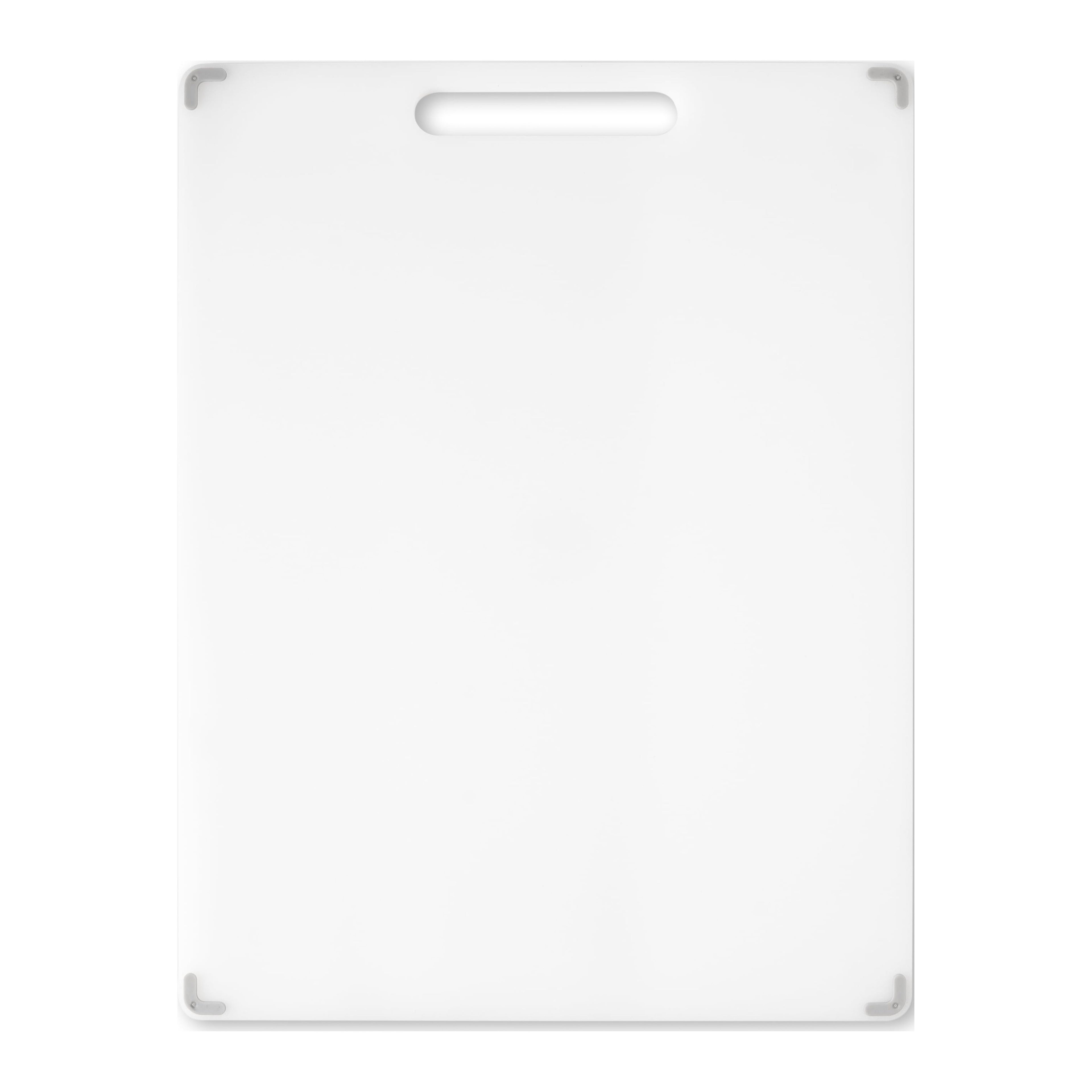 (3 pack) Mainstays 8.5"X11" Non-Slip Poly Cutting Board, White Color - Image 3