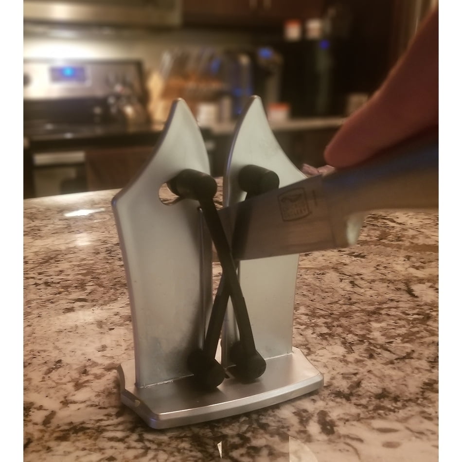 Kitchen Knife Sharpener Triple-Action Carbide Austrian Tungsten Edge - Image 4