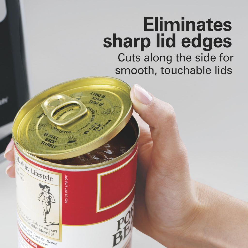 Smooth Edge Automatic Electric Can Opener, Black & Stainless - Image 2