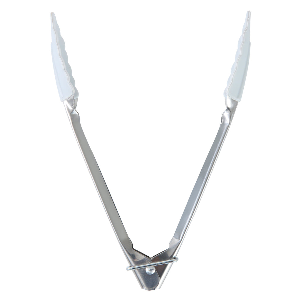 Mainstays Stainless Steel and Silicone Mini Food Tongs Grey - Image 4