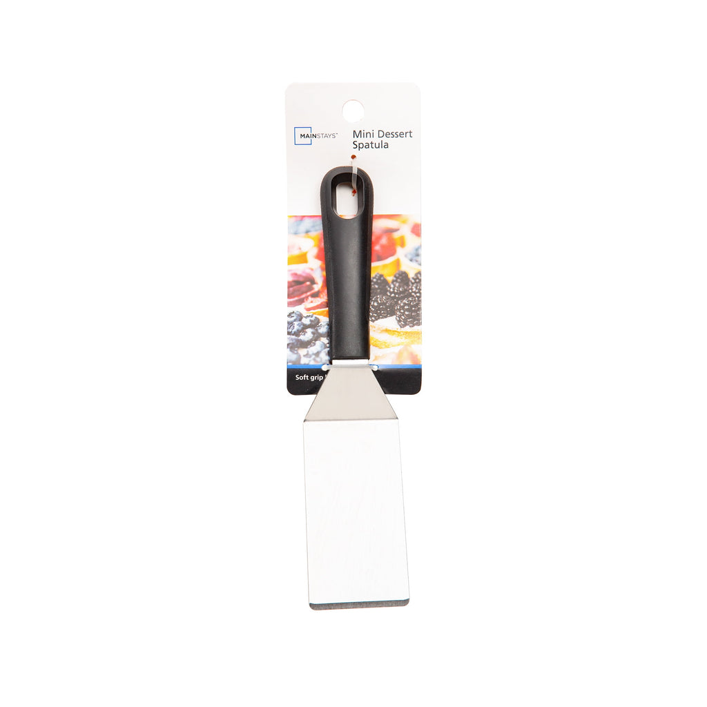 Mainstays Stainless Steel Mini Dessert Spatula with Softgrip Handle for Serving Pancakes or Desserts - Image 6