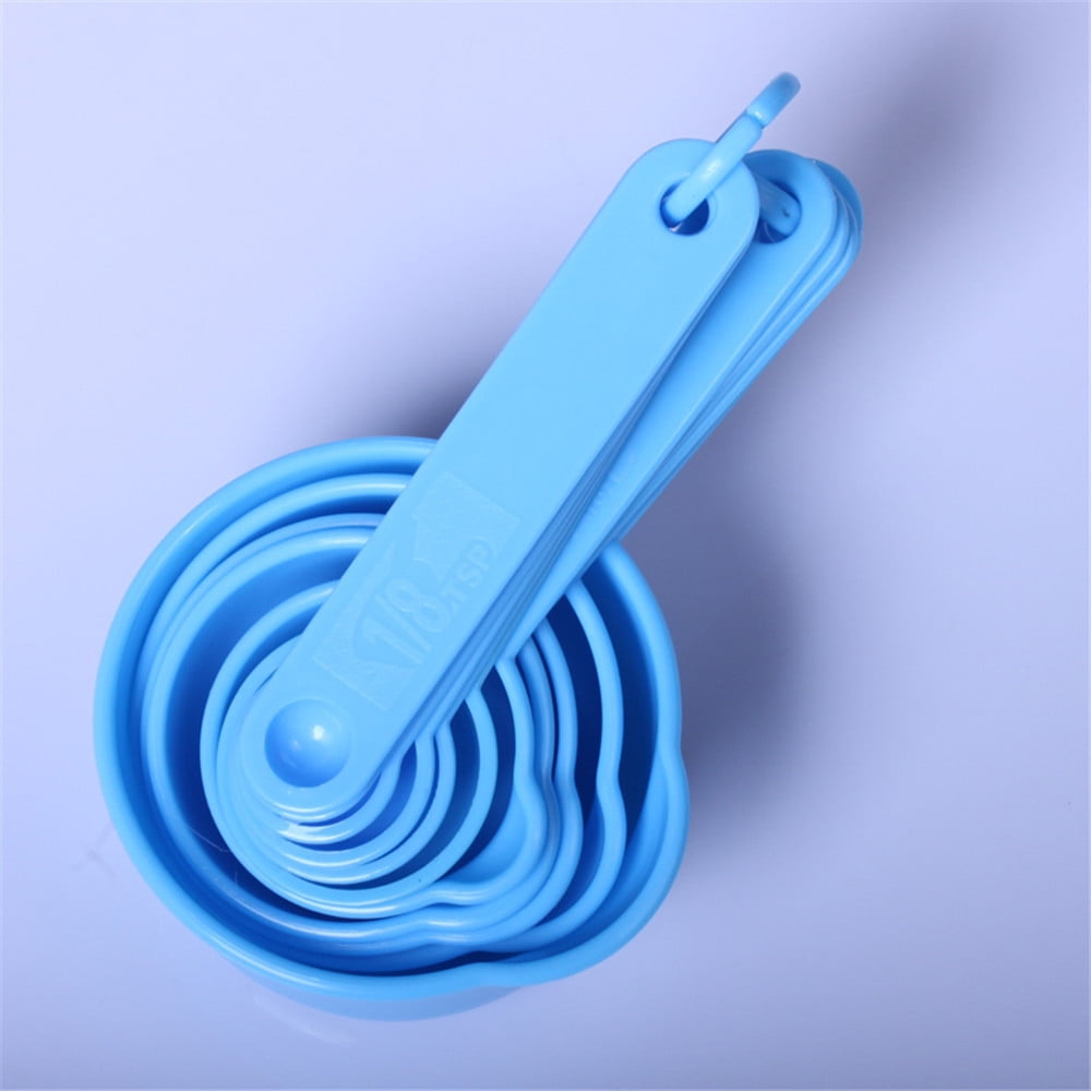 Plastic Measuring Spoons Set of 11, Baking & Cooking Tools with Marked Scale for Dry & Liquid Ingredients, Includes 1... - Image 3