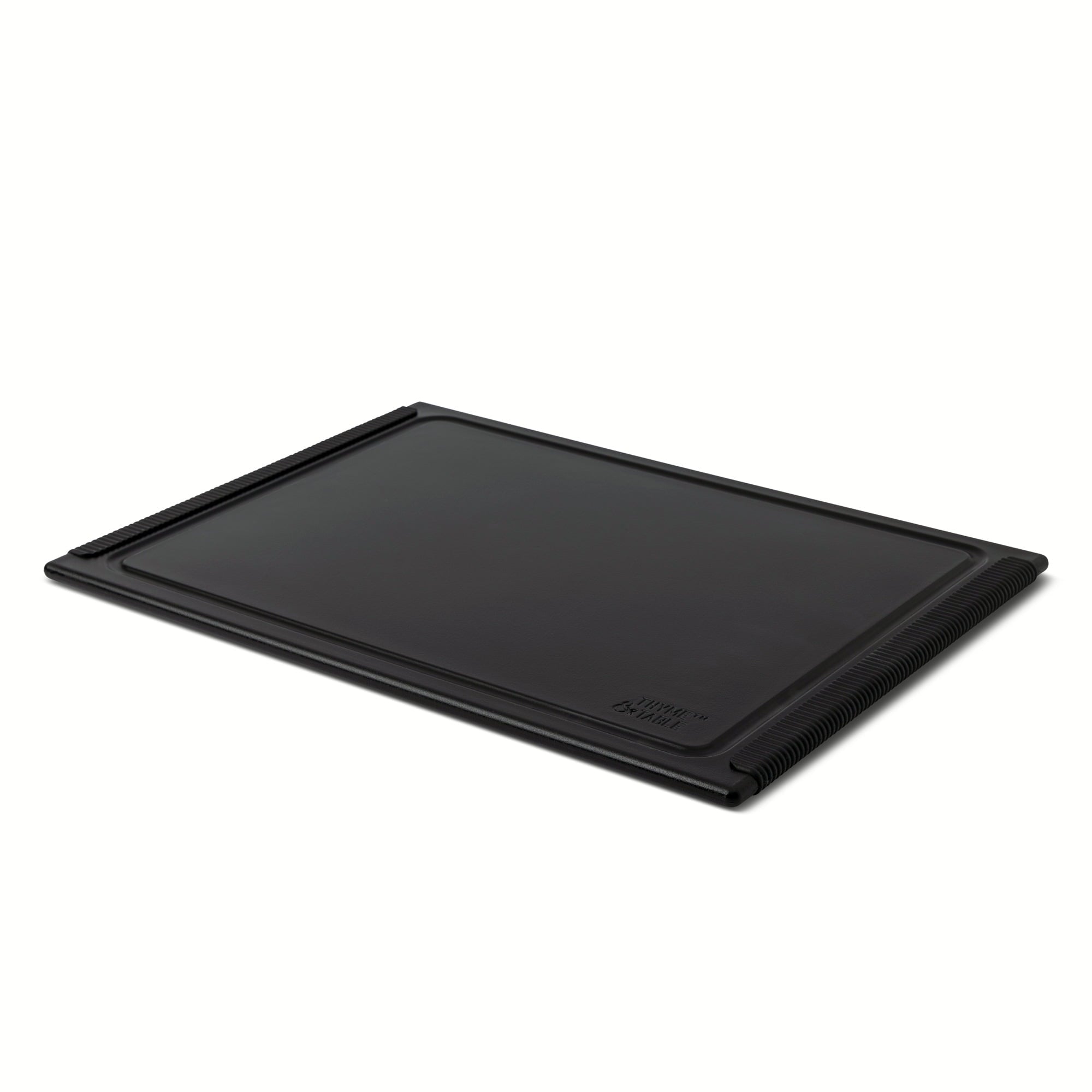 Thyme & Table Large 12"x16" Poly Cutting Board - Black - Image 2