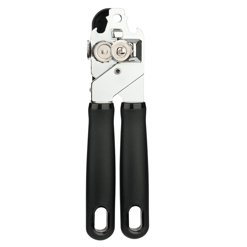 Mainstays 2 Ply Manual Can Opener with Integrated Bottle Opener, Black - Image 3