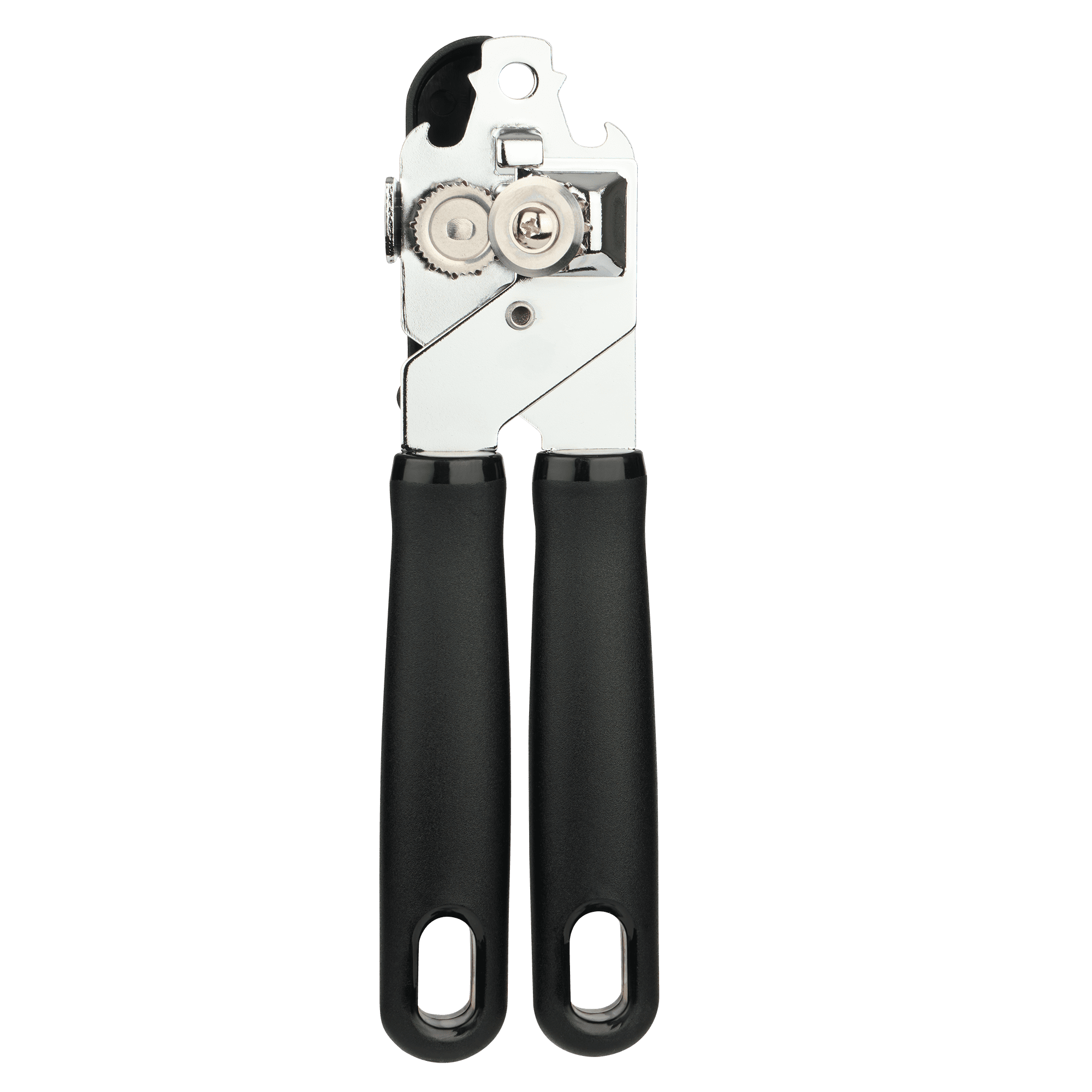 Mainstays 2 Ply Manual Can Opener with Integrated Bottle Opener, Black - Image 3