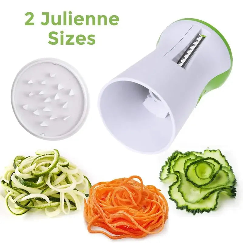 Heavy Duty Spiralizer Vegetable Slicer Vegetable Spiral Slicer Cutter Zucchini Pasta Noodle Spaghetti Maker - Image 2