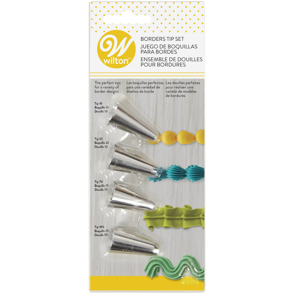 Wilton Borders Piping Tip Set, 4-Piece - Image 3