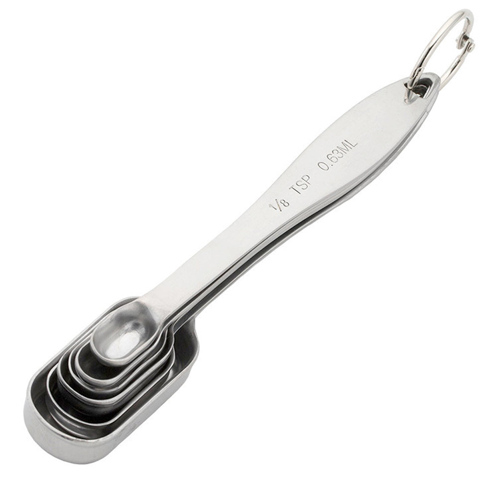Measuring Spoons Set - 6 Piece measuring cups and spoons set, Stainless Steel Measuring Spoonsmeasuring spoons and cu... - Image 6