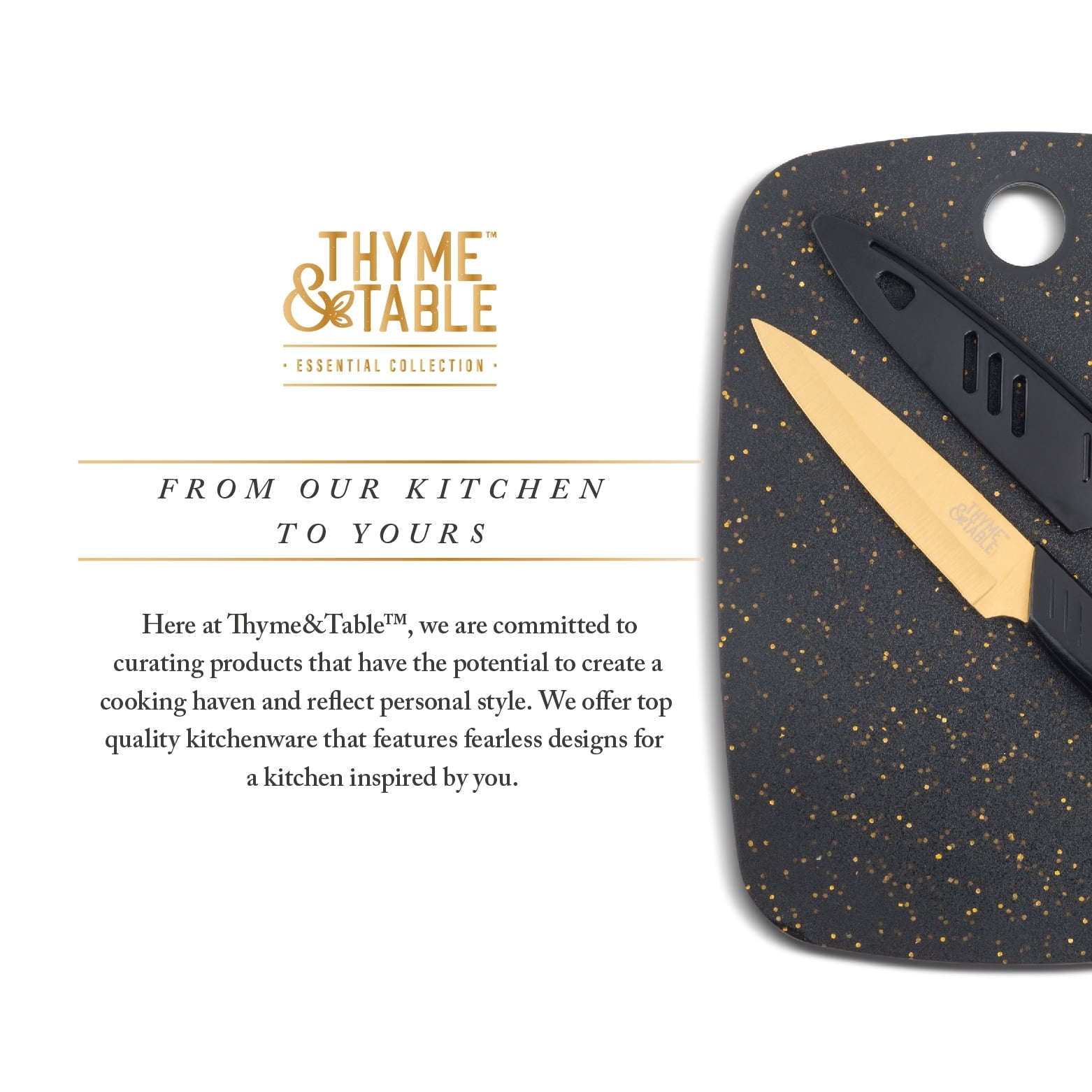 Thyme & Table Bar Board with Knife, 2-Piece Set - Image 6