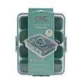8-Compartment Snackle Box Food Storage Carrier and Container, Charcuterie Container, Divided Serving Tray with Lids a... - Image 3