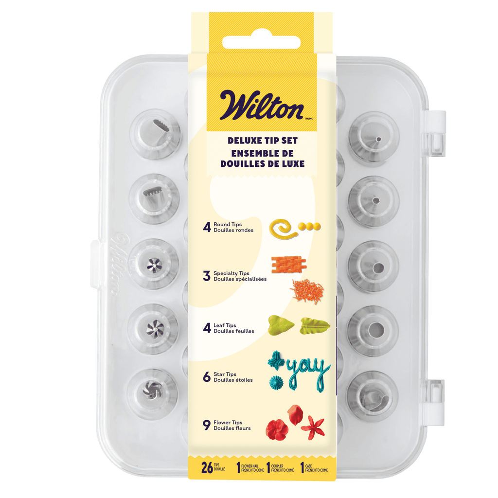 Wilton Deluxe Decorating Tip Set, 29-Piece, Stainless Steel and Plastic - Image 2