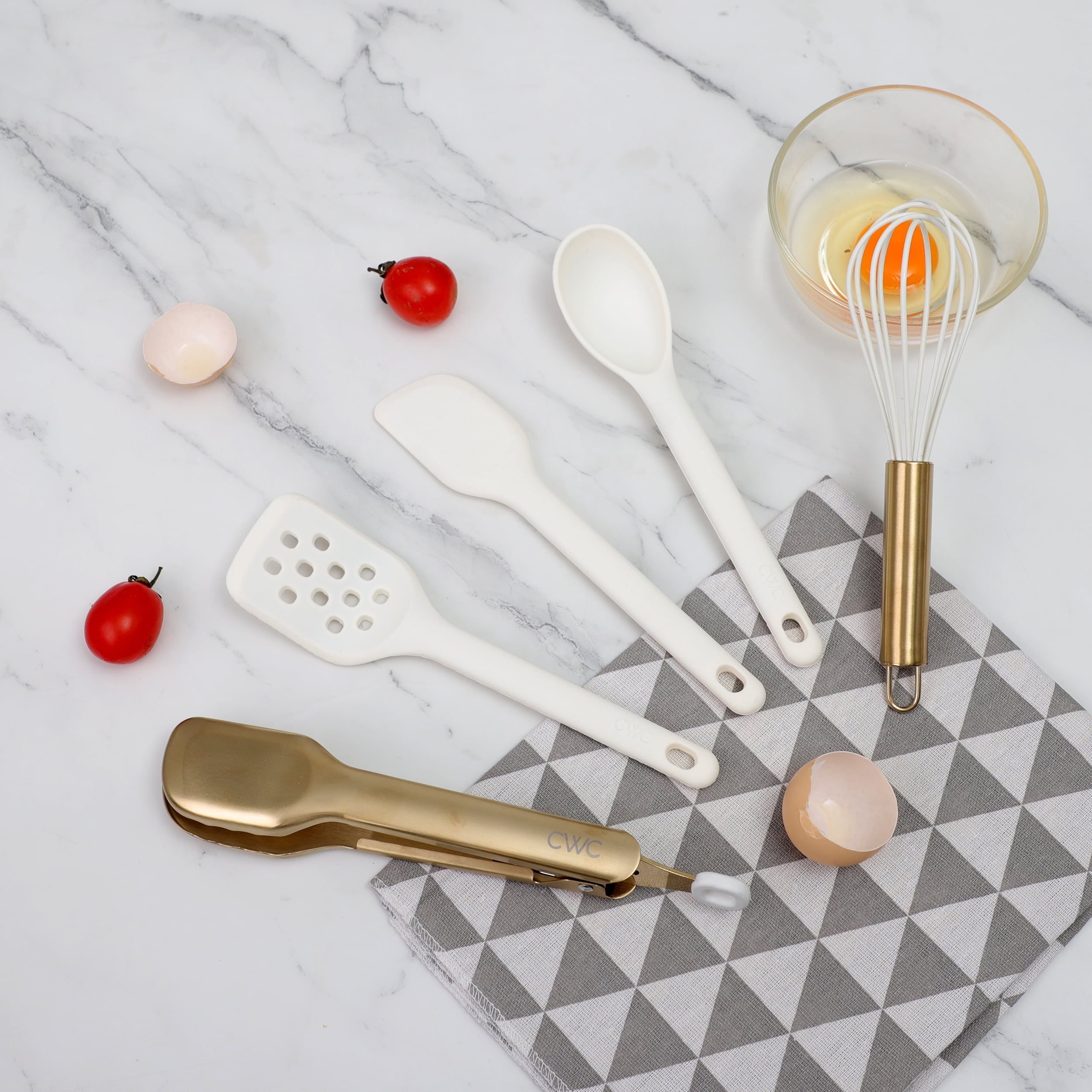 5-Piece Mini Silicone Utensil Set Durable & Nonstick Safe - Image 2