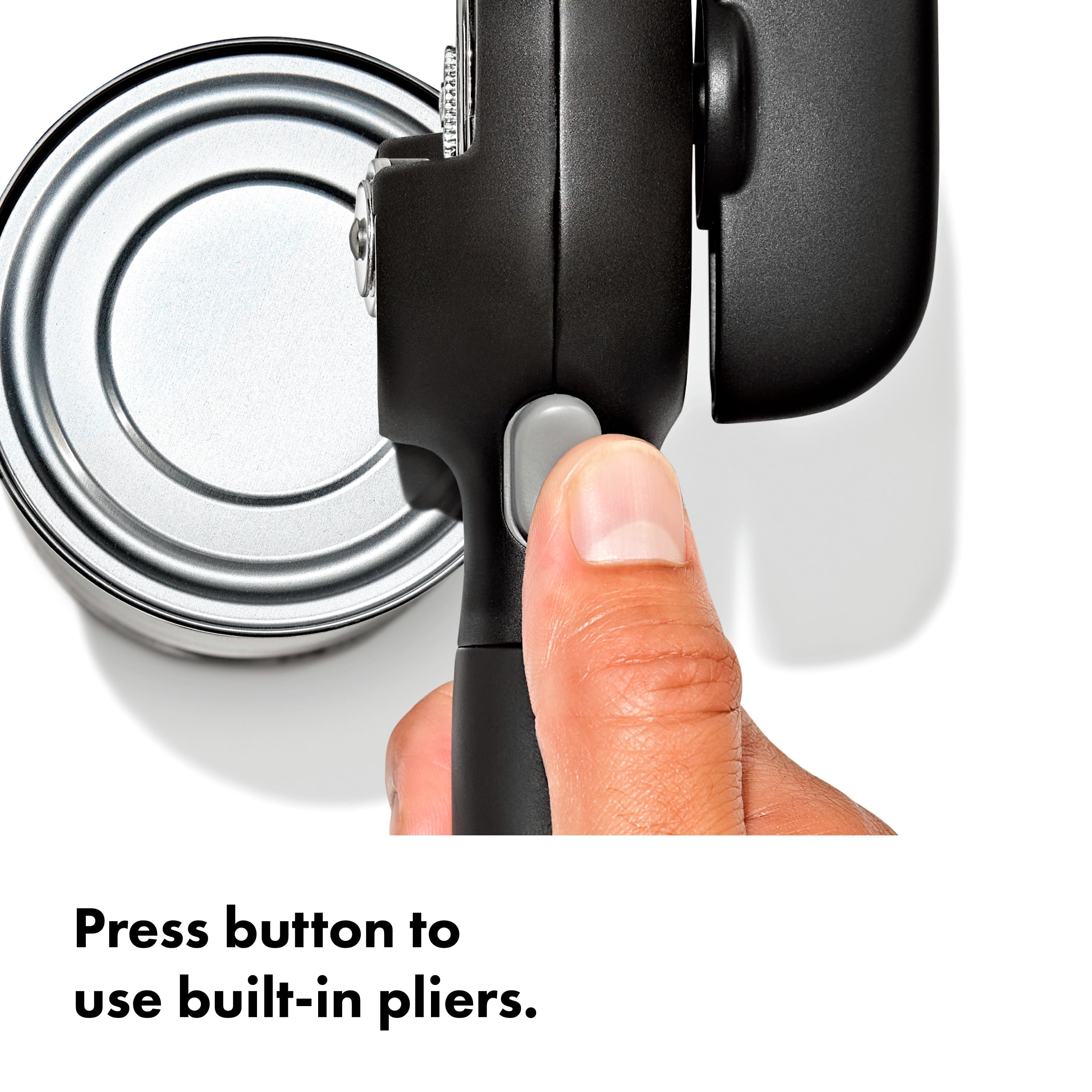OXO SoftWorks Smooth Edge Can Opener Side-Cutting, No-Touch Lid Removal, Stainless Steel Blade, Non-Slip Grip - Image 5