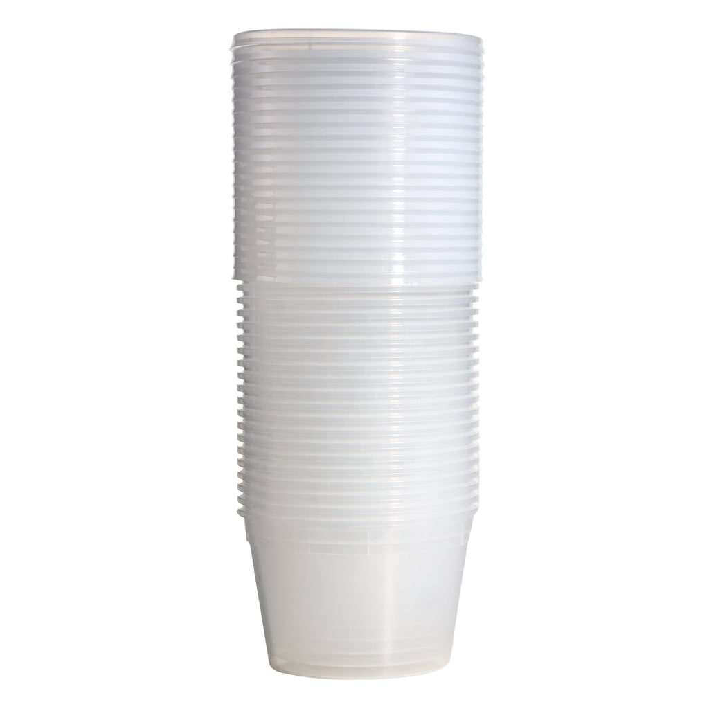 Mainstays 40 Piece 16oz Plastic Deli Container, Ideal Use for Meal Prep and Batch Cooking - Image 5
